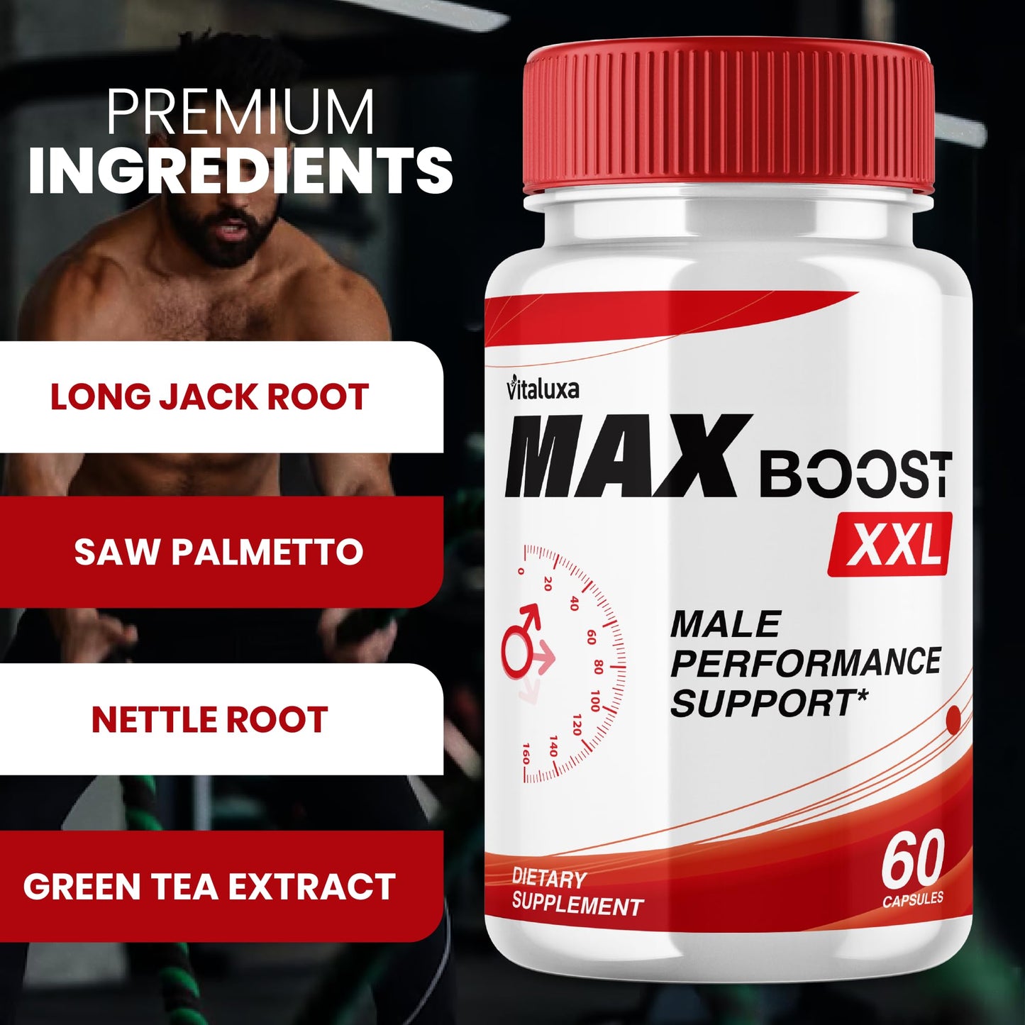 Vitaluxa Max Boost XXL Capsules 120 Count