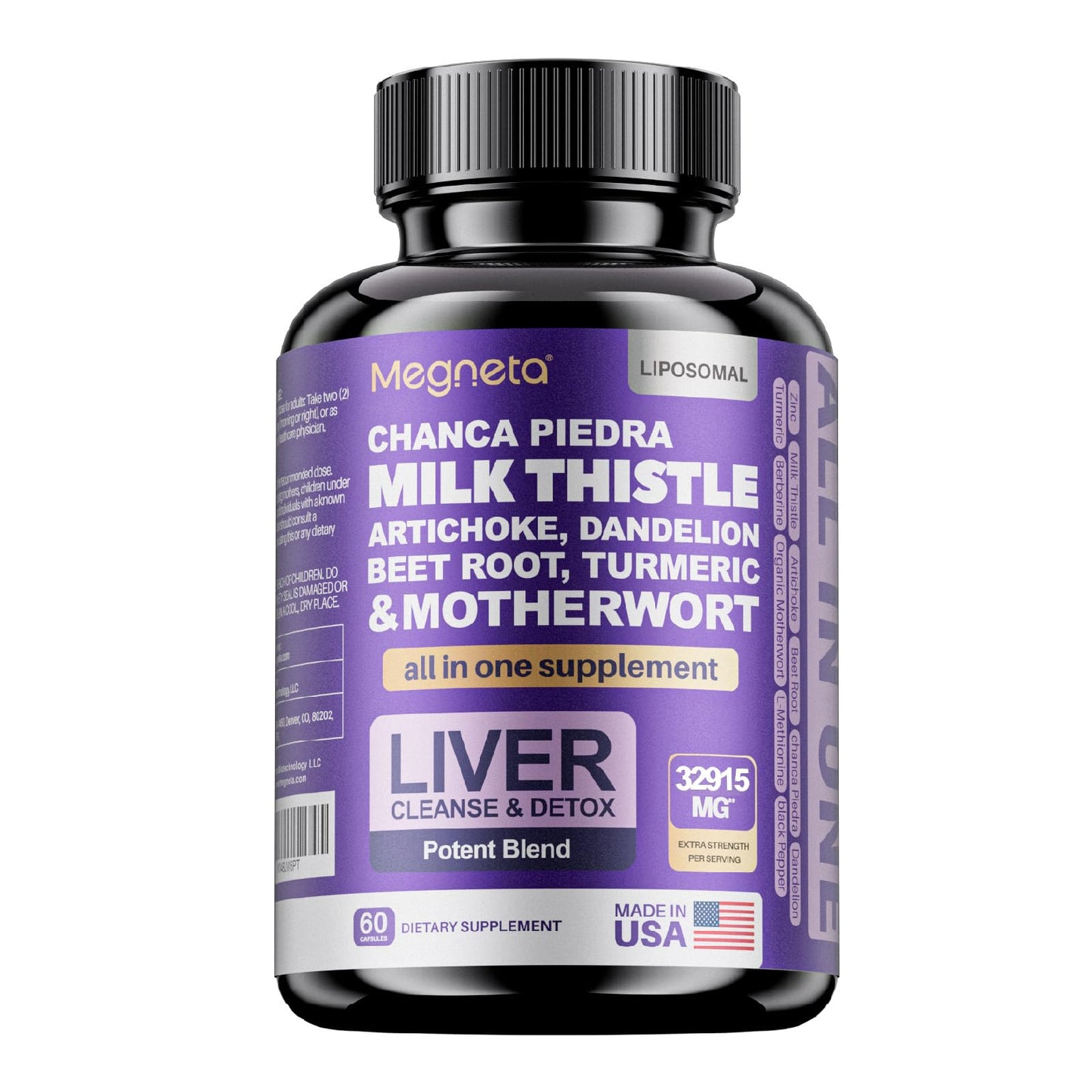 MEGNETA Milk Thistle Capsule, 60 Capsules
