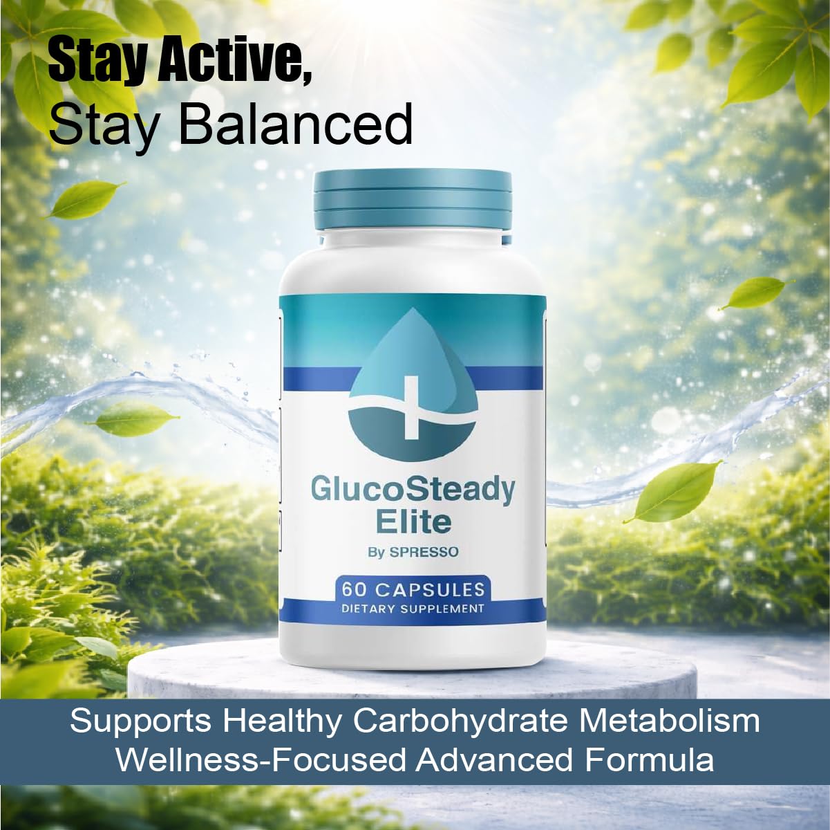 SPRESSO Gluco Steady Capsules 120 Capsules