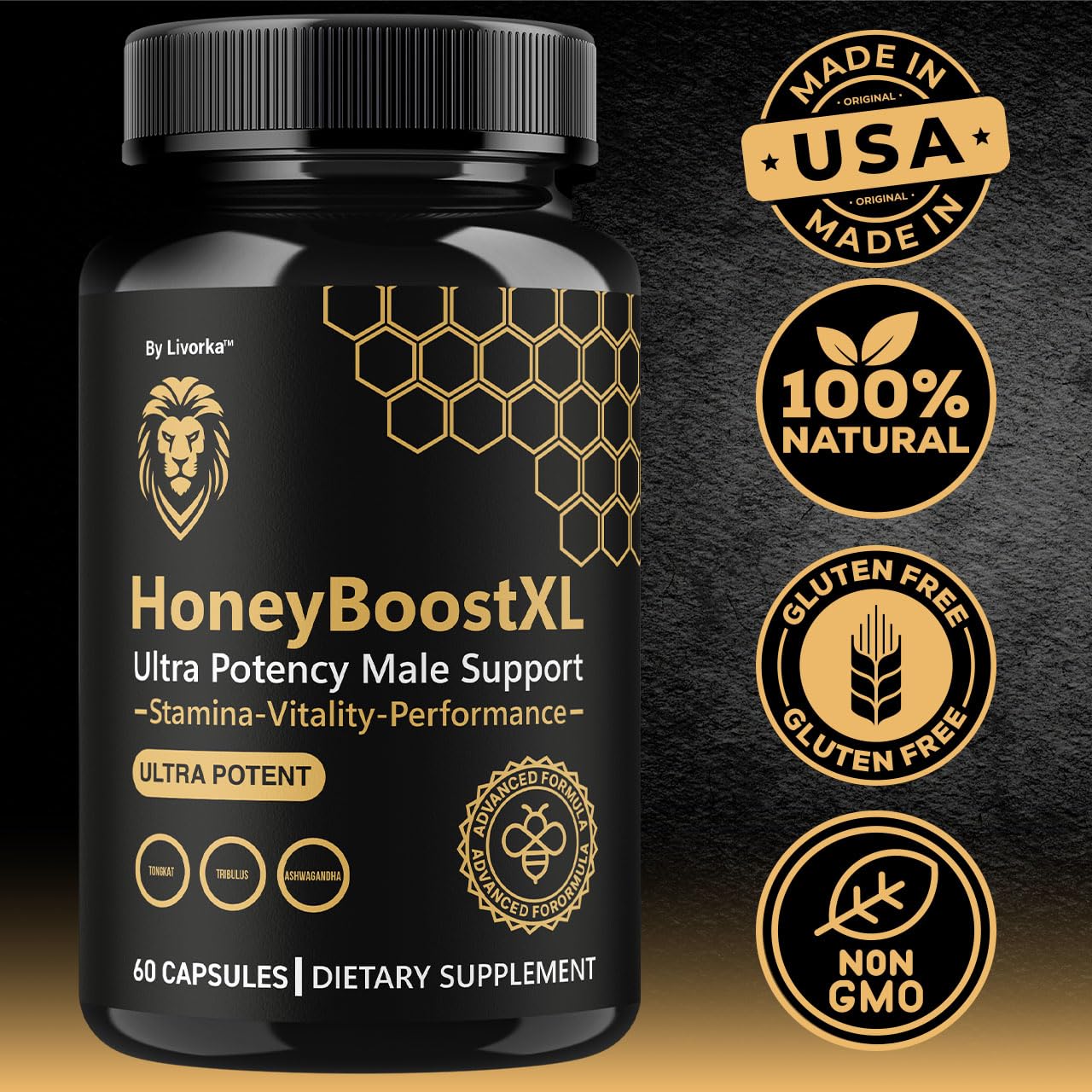 LIVORKA Honey Boost XL Capsules 180 Capsules