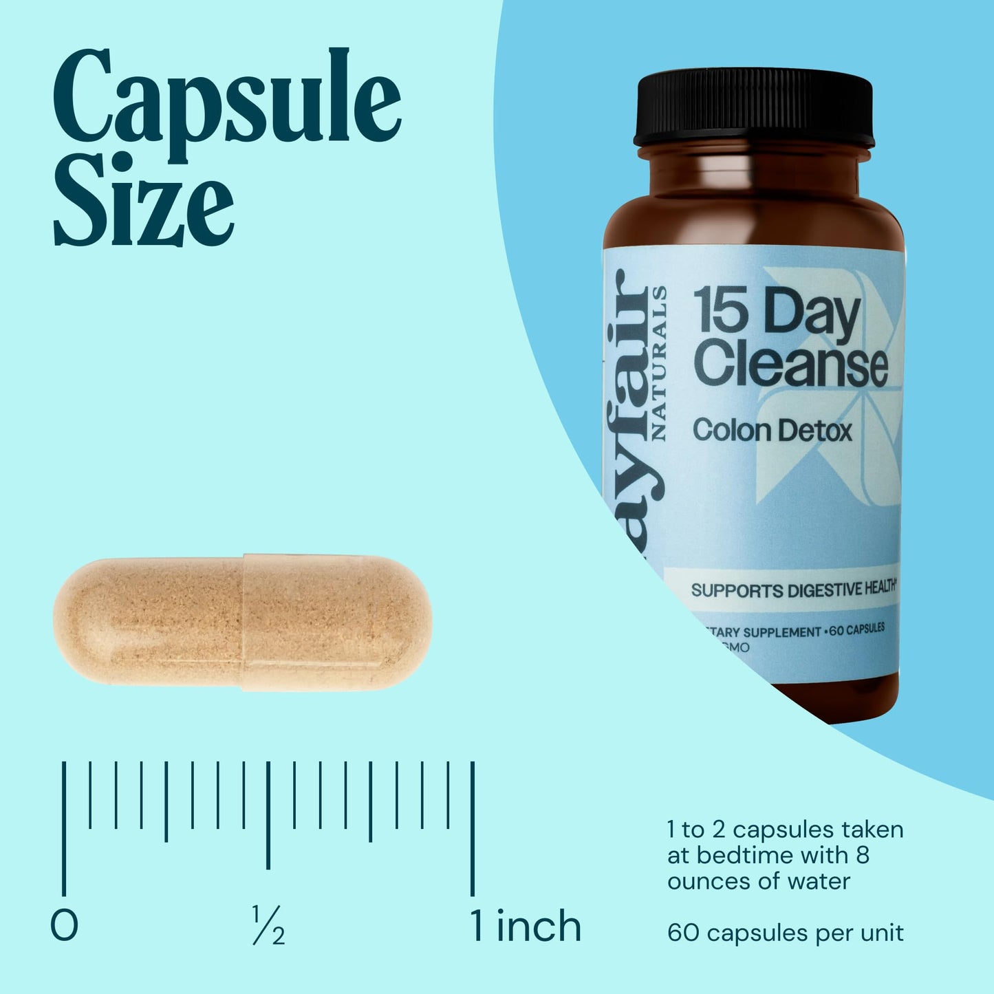 Mayfair Naturals Colon Detox 60 Capsules