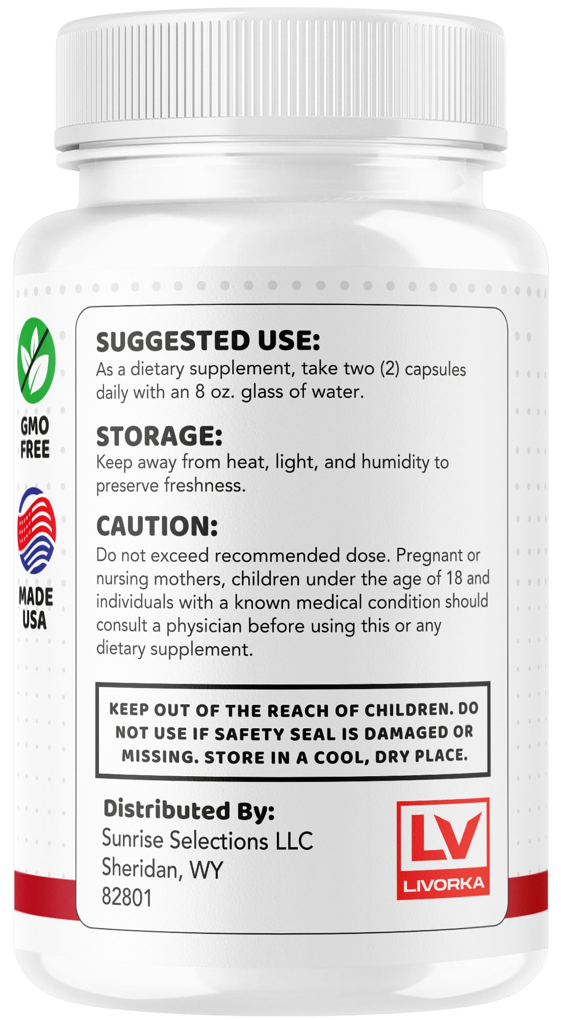 LIVORKA Glyco Sphere Capsules 180 Capsules