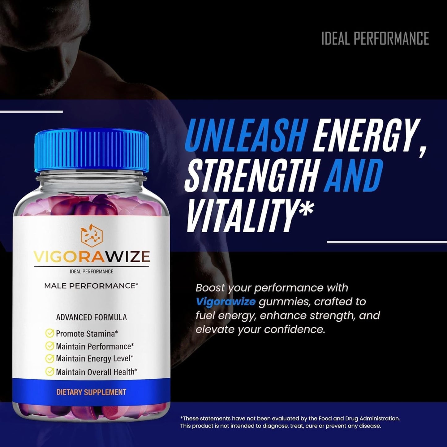 IDEAL PERFORMANCE Vigorawize Gummies 120 Count