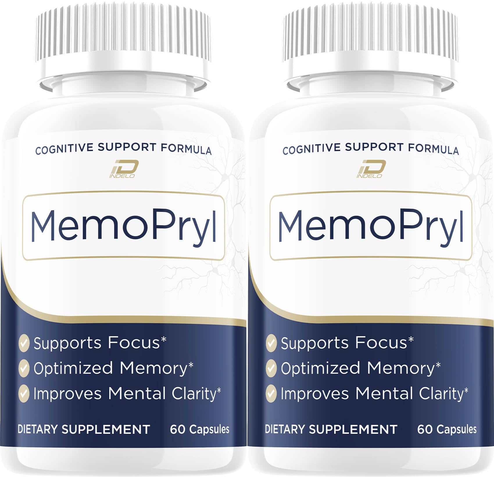 Indelo Memopryl Advanced Formula Brain Pills Capsules, 120 Capsules