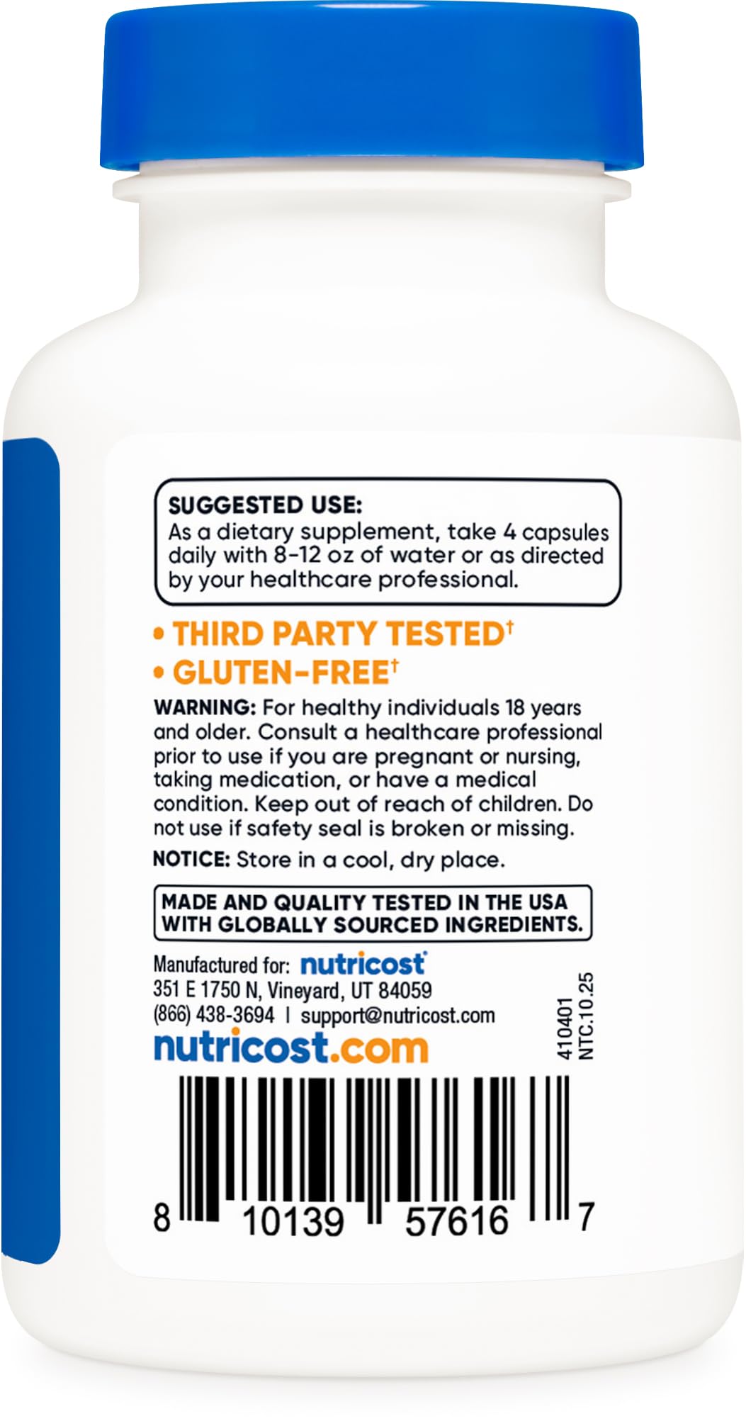 Nutricost Guggul Extract Capsule 120 Count