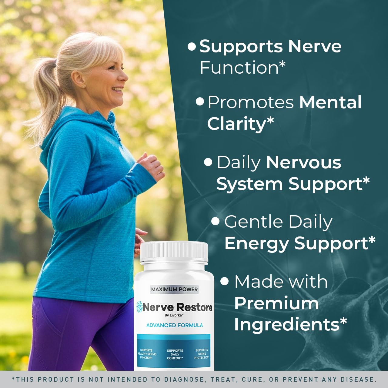 LIVORKA Nerve Restore Capsules, 60 Count