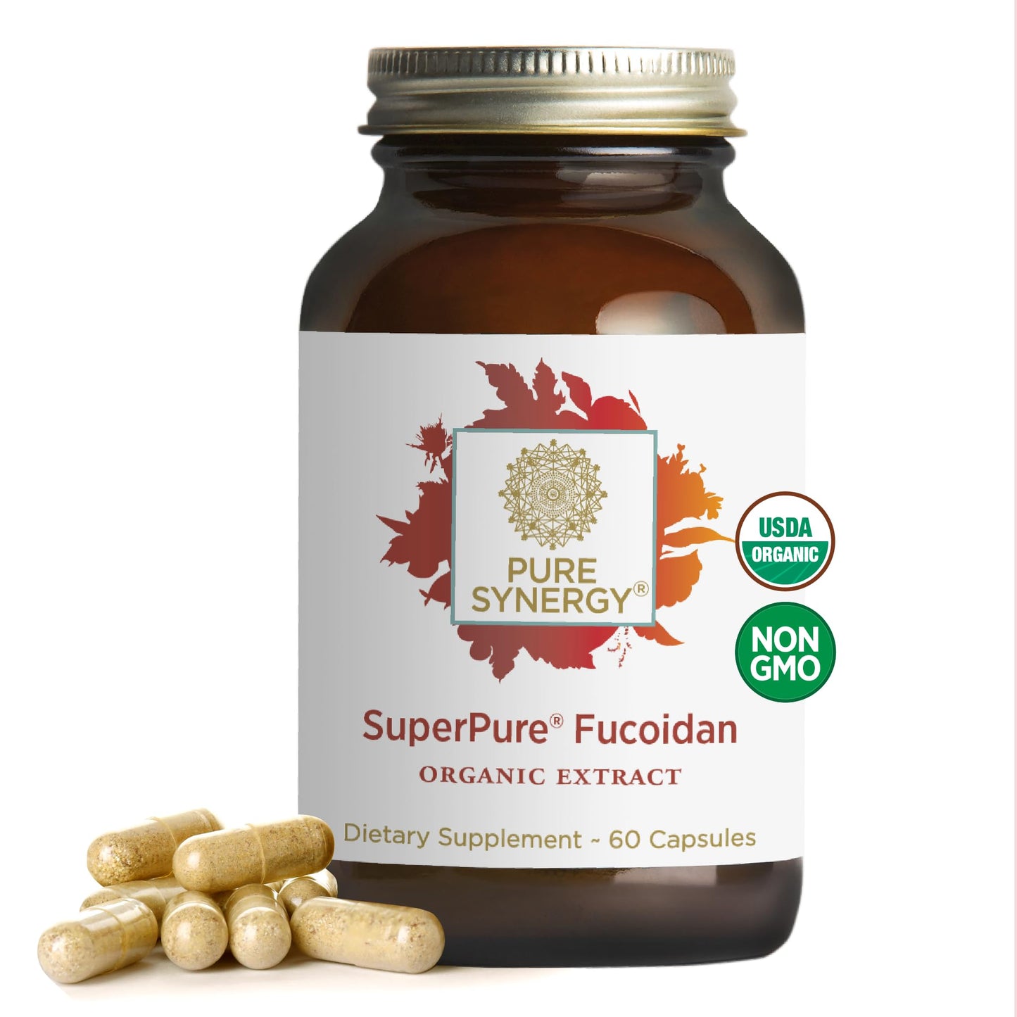PURE SYNERGY SuperPure Fucoidan Extract 60 Capsules