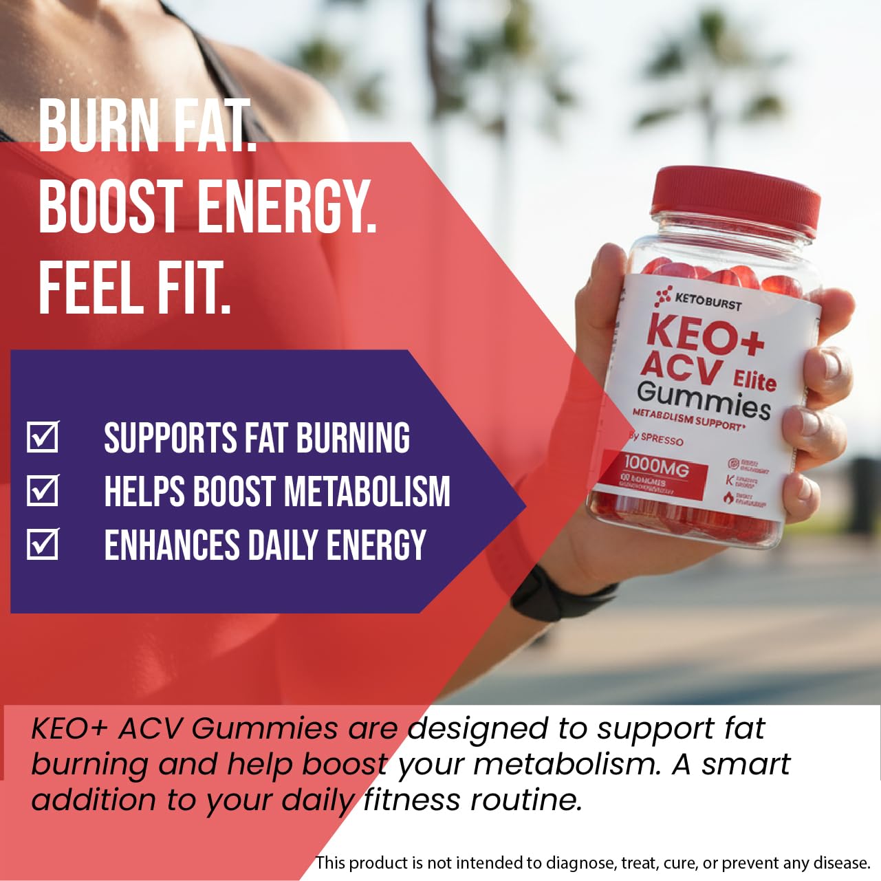 SPRESSO KetoBurst Gummies 60 Count
