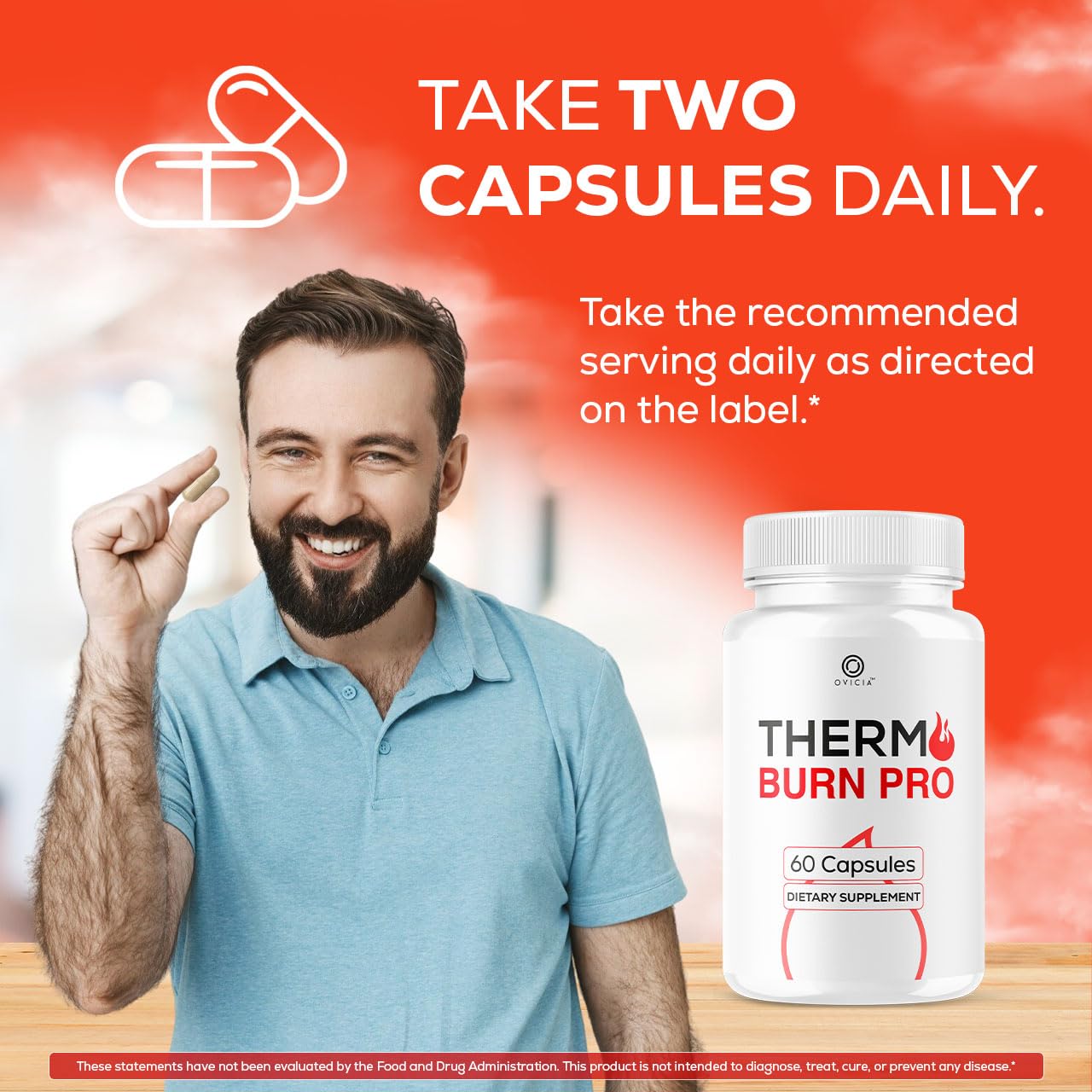 OVICIA Thermo Burn Pro Capsules 180 Capsules