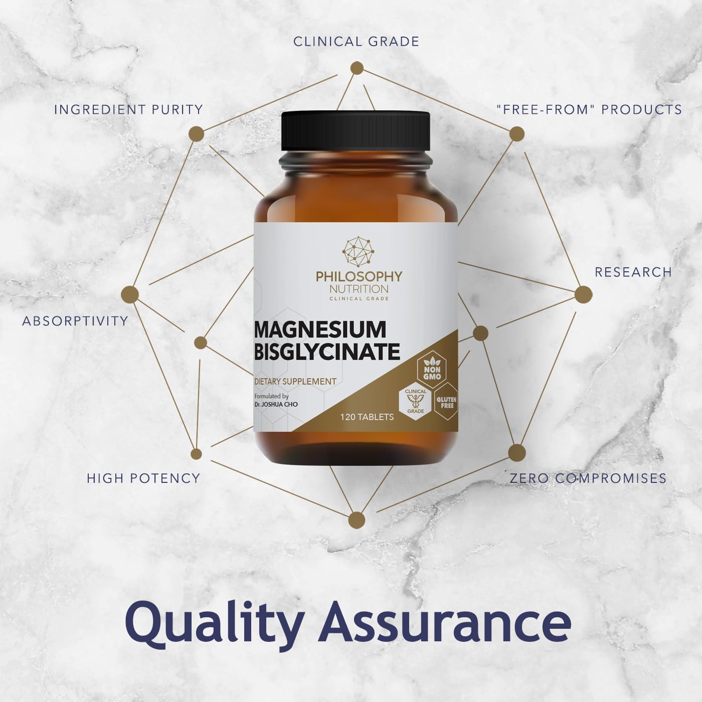 Philosophy Nutrition Magnesium Bisglycinate 120 Tablets
