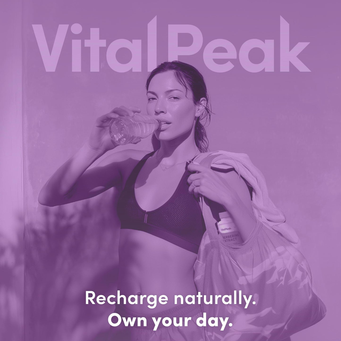 Vital Peak Berberine HCL 1000mg Capsules, 60 Count