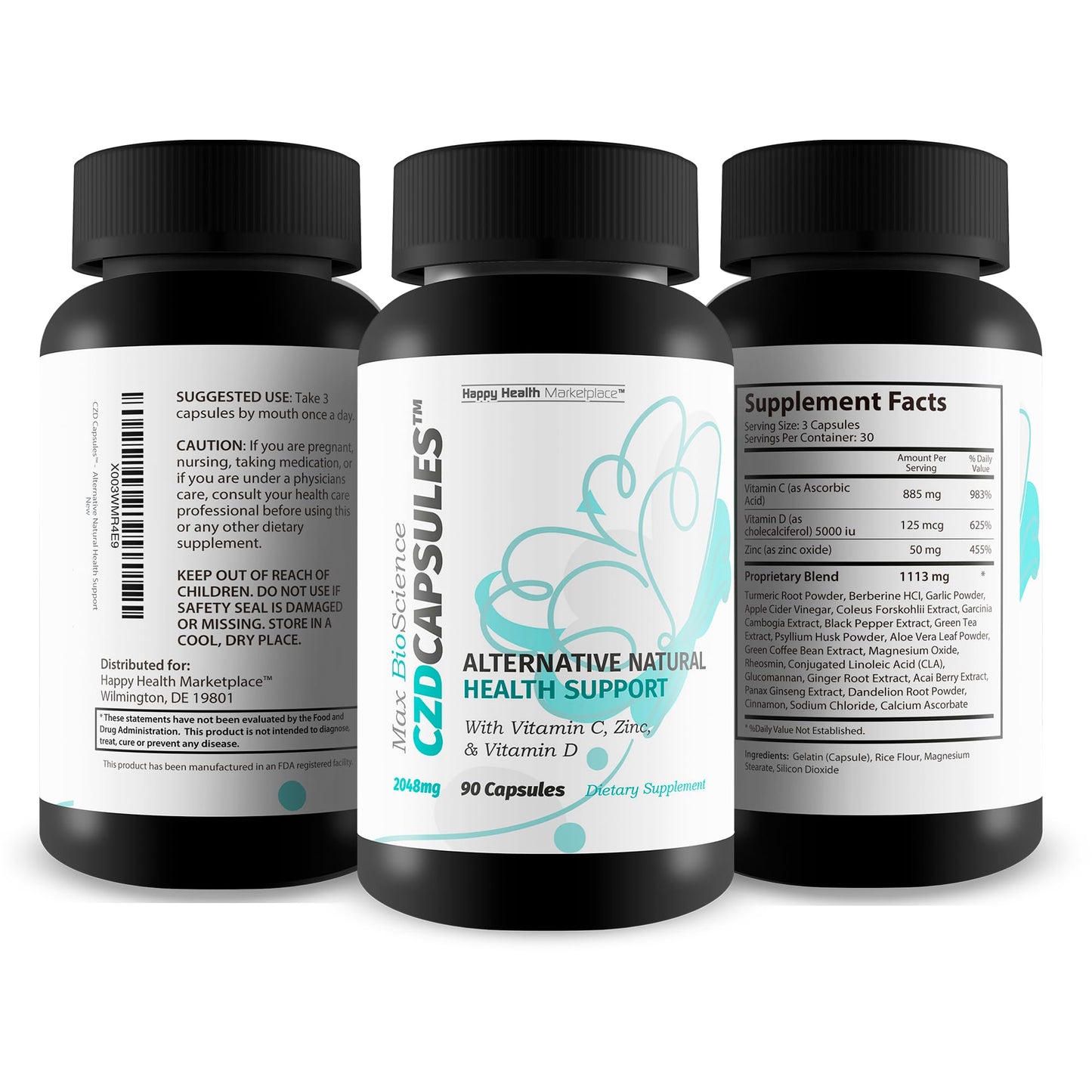 Happy Health Marketplace CDZ Vitamins Capsule 1 Count