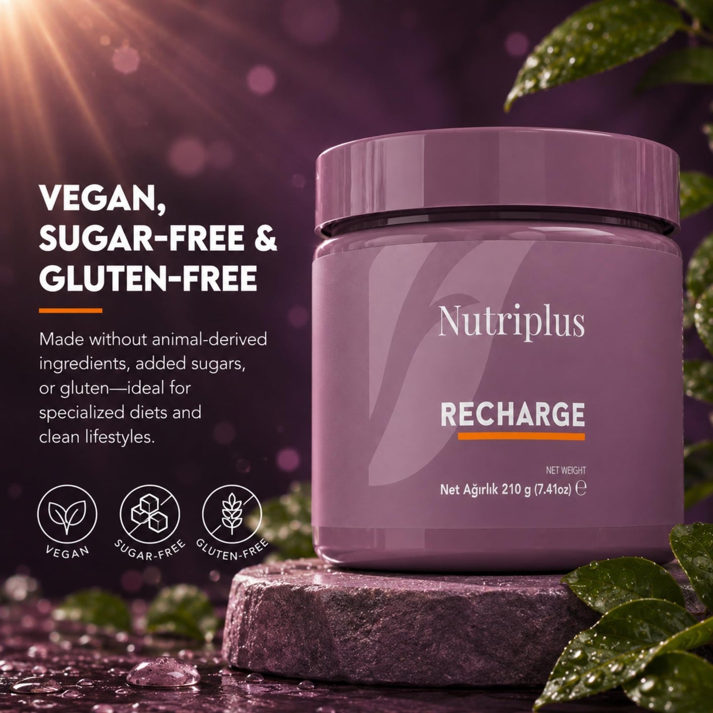 FARMASi Nutriplus Recharge Guarana Extract Powder 7.41 oz