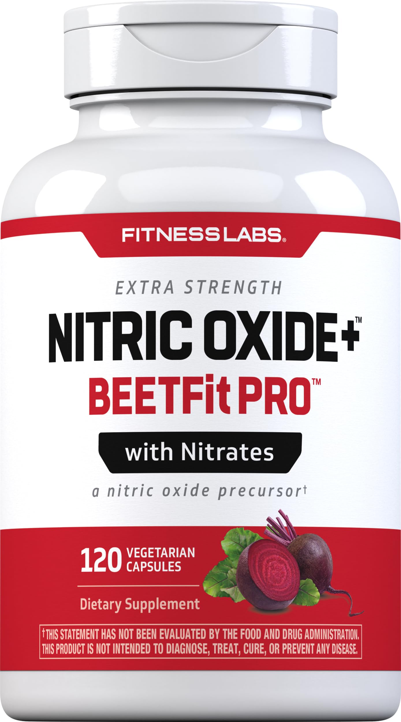 Fitness Labs Nitric Oxide Beet Root Capsules 120 Count
