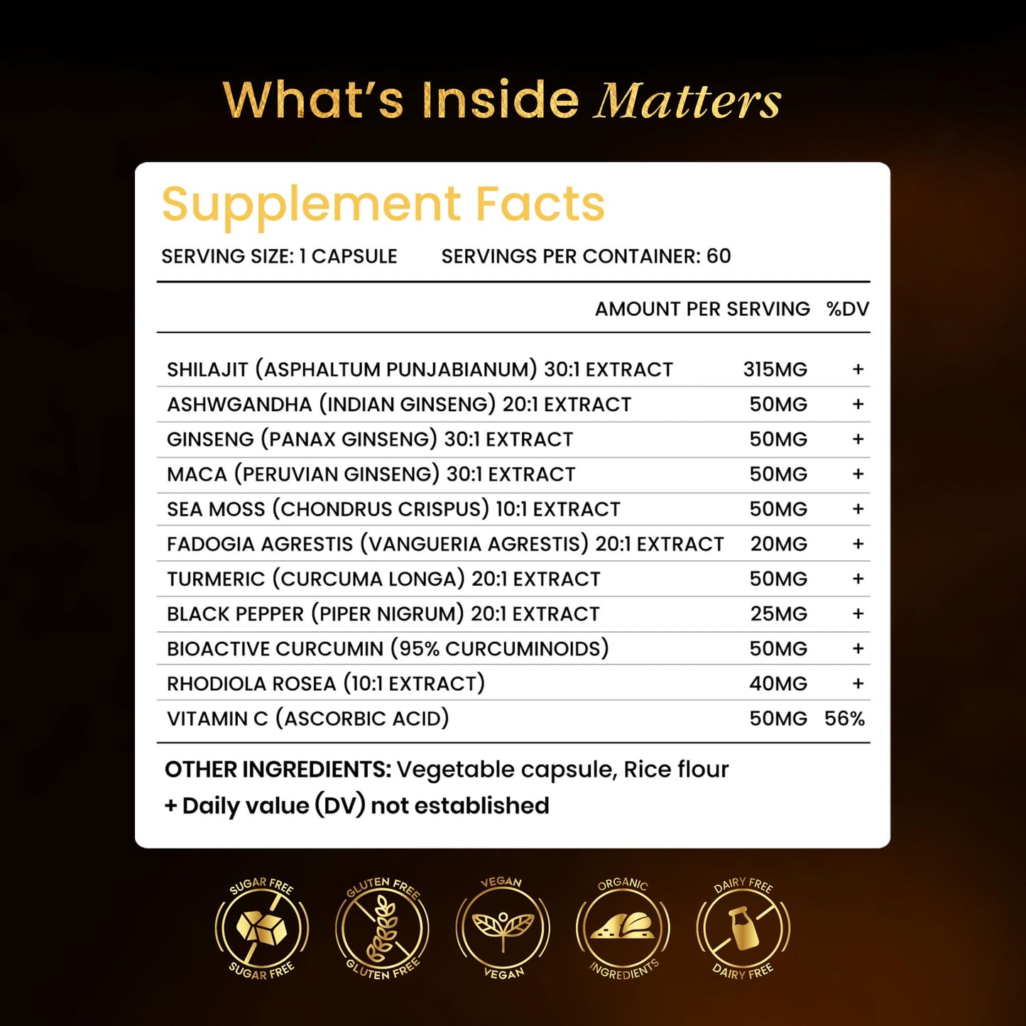 BeepWell Shilajit Capsules, 60 Count