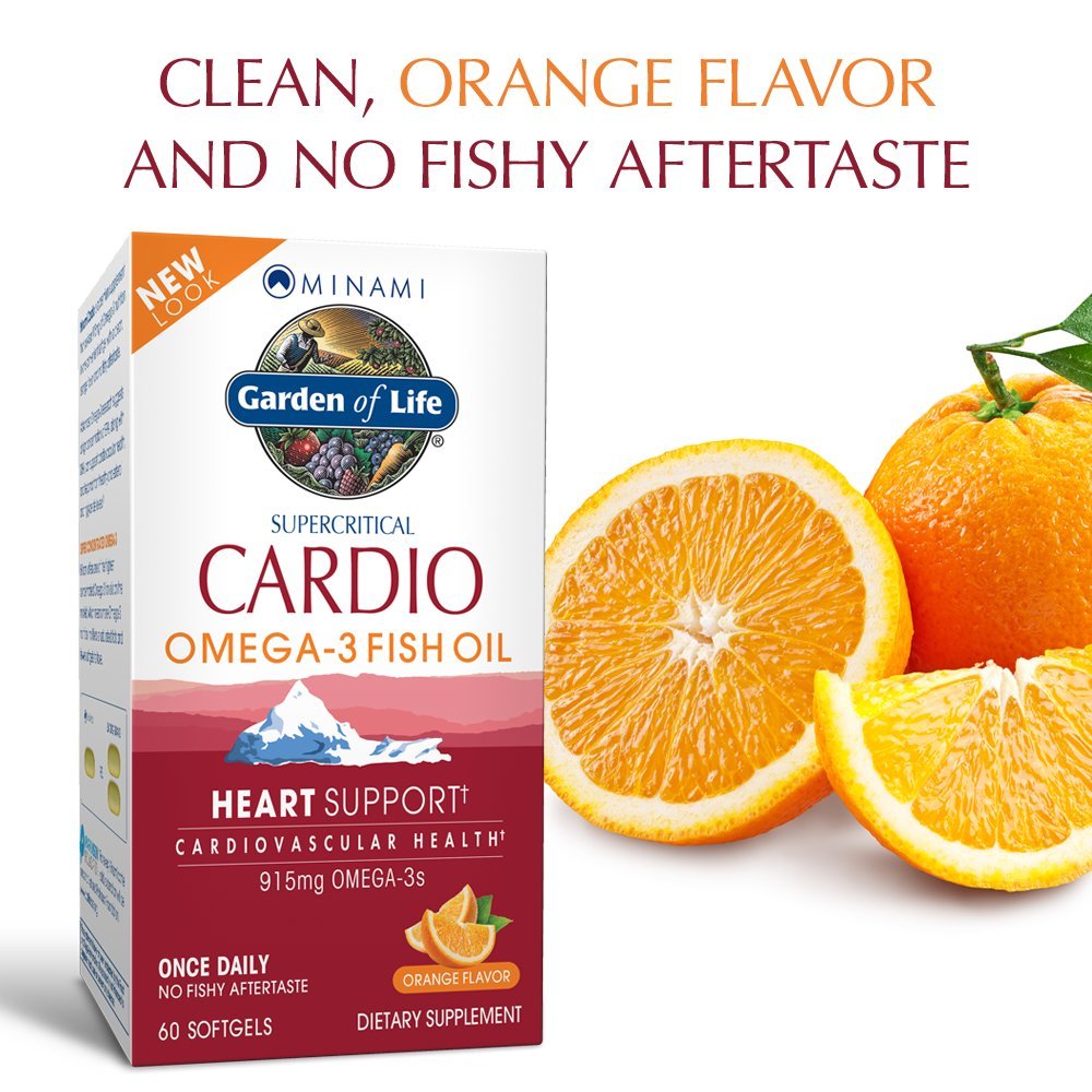 Garden of Life Omega-3 Fish Oil Softgel, 60 Count