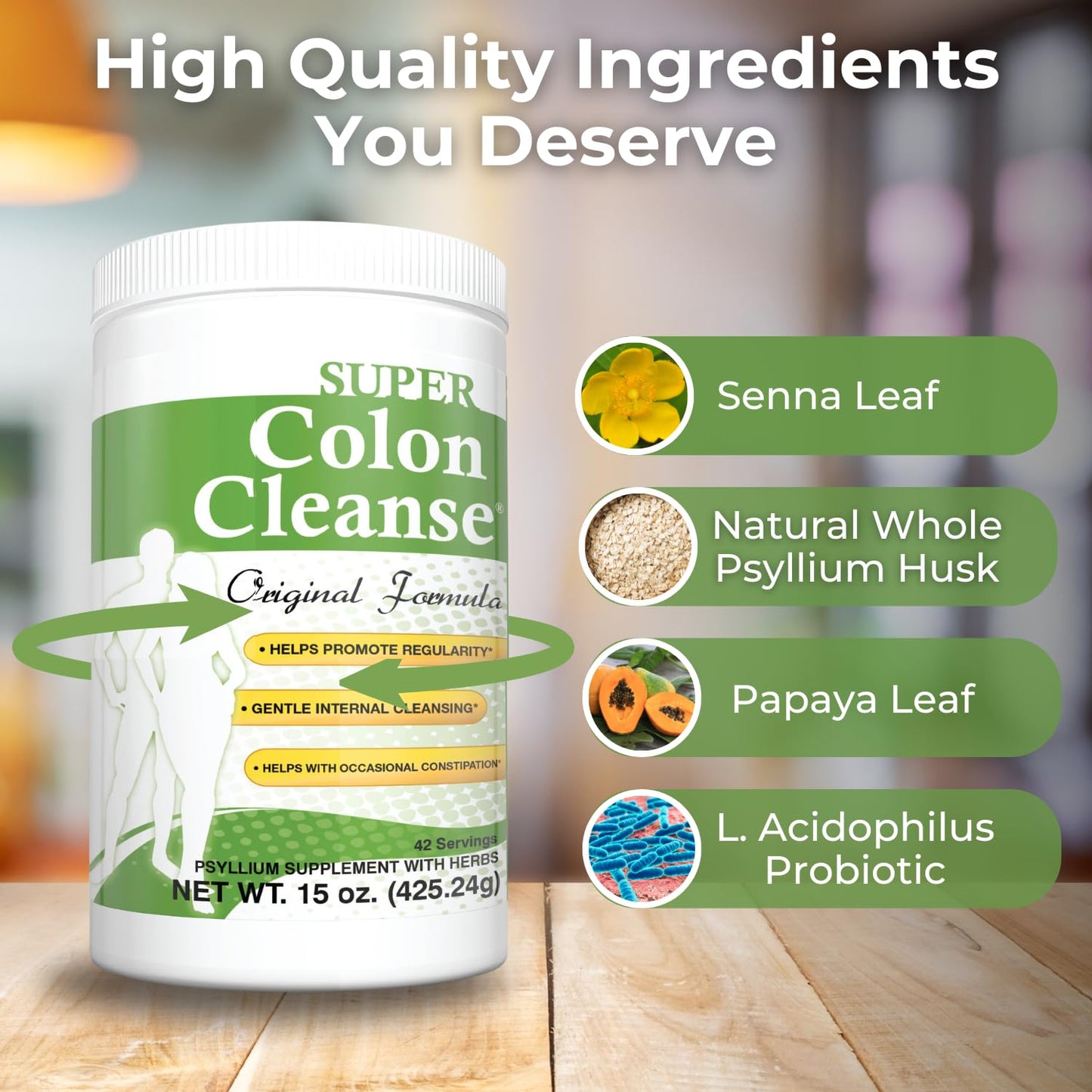 Health Plus Super Colon Cleanse Original Formula Powder, 15 oz