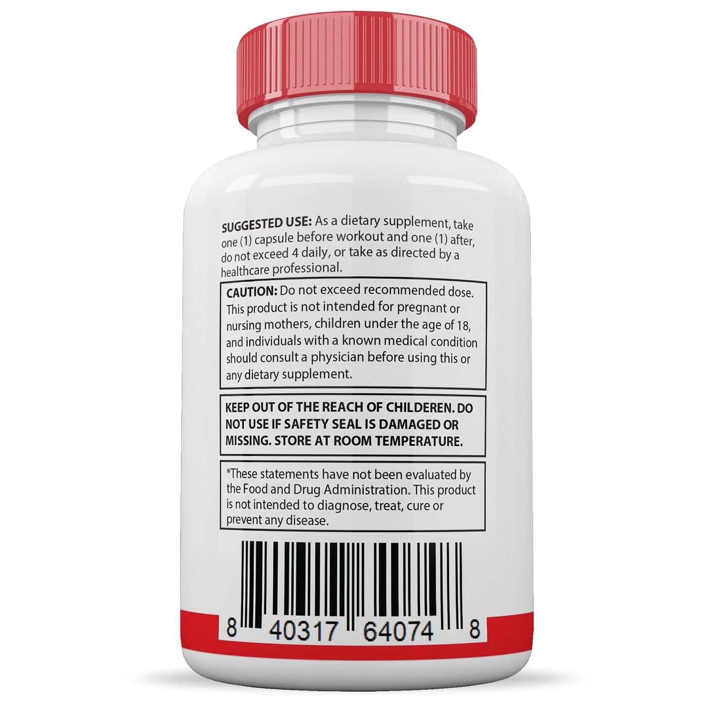 Justified Laboratories Vital Pump XL Extreme Pills 1600MG Premium Formula Proprietary Blend for Men's Health 180 Capsules