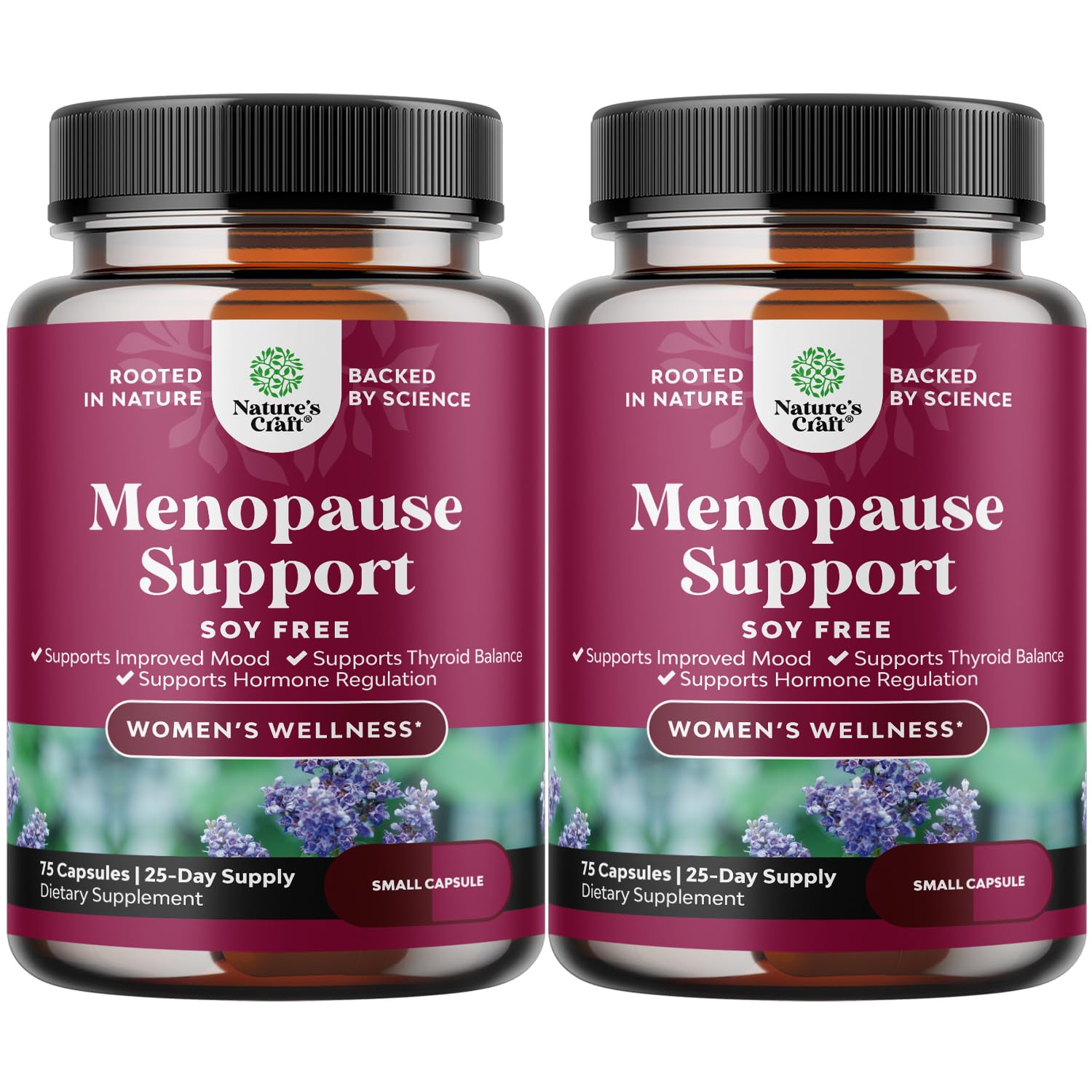 Natures Craft Soy Free Menopause Supplement Capsules 150 Count