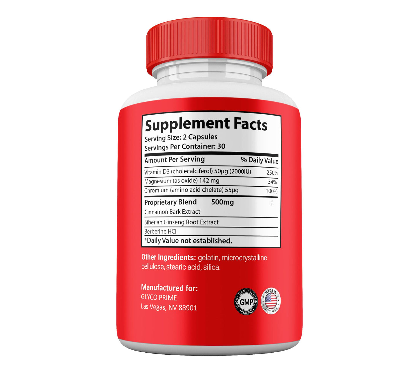 Shark Labs Glyco Prime Capsules, 60 Capsules
