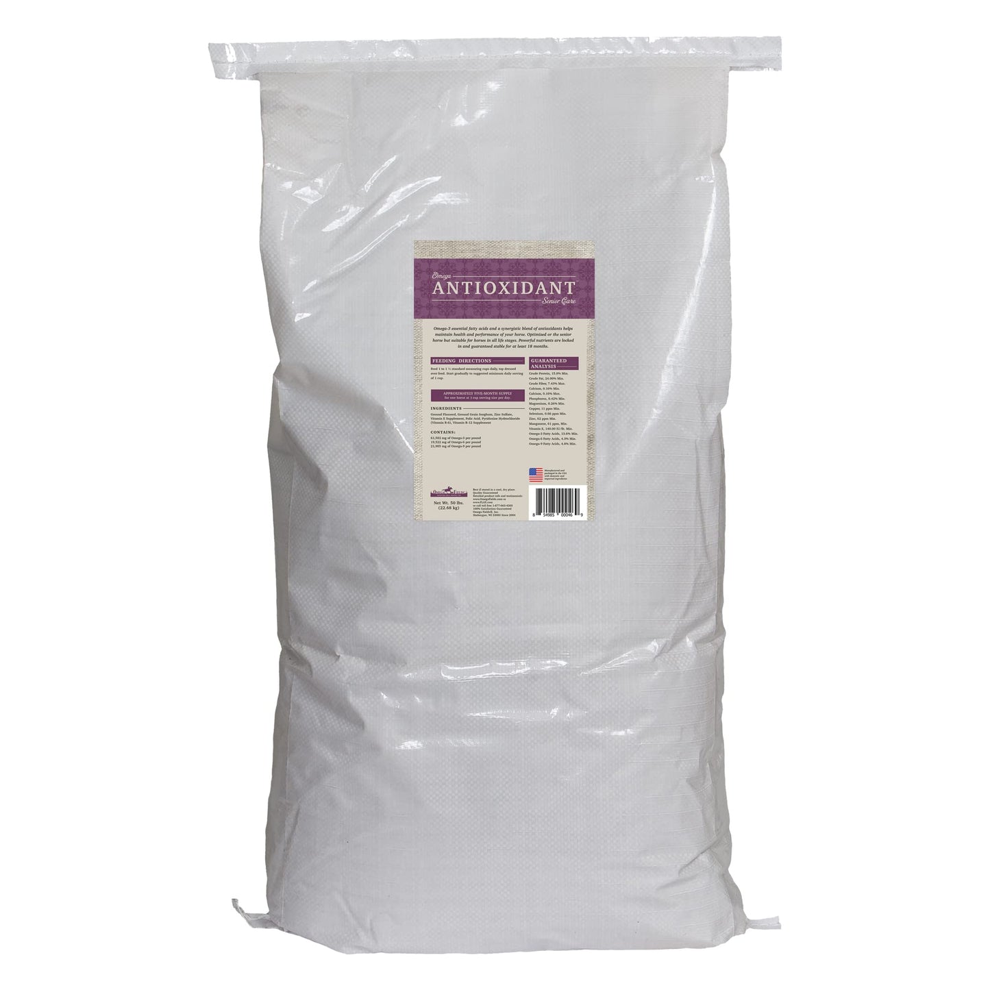 Omega Fields Omega Antioxidant Senior Care Powder 45