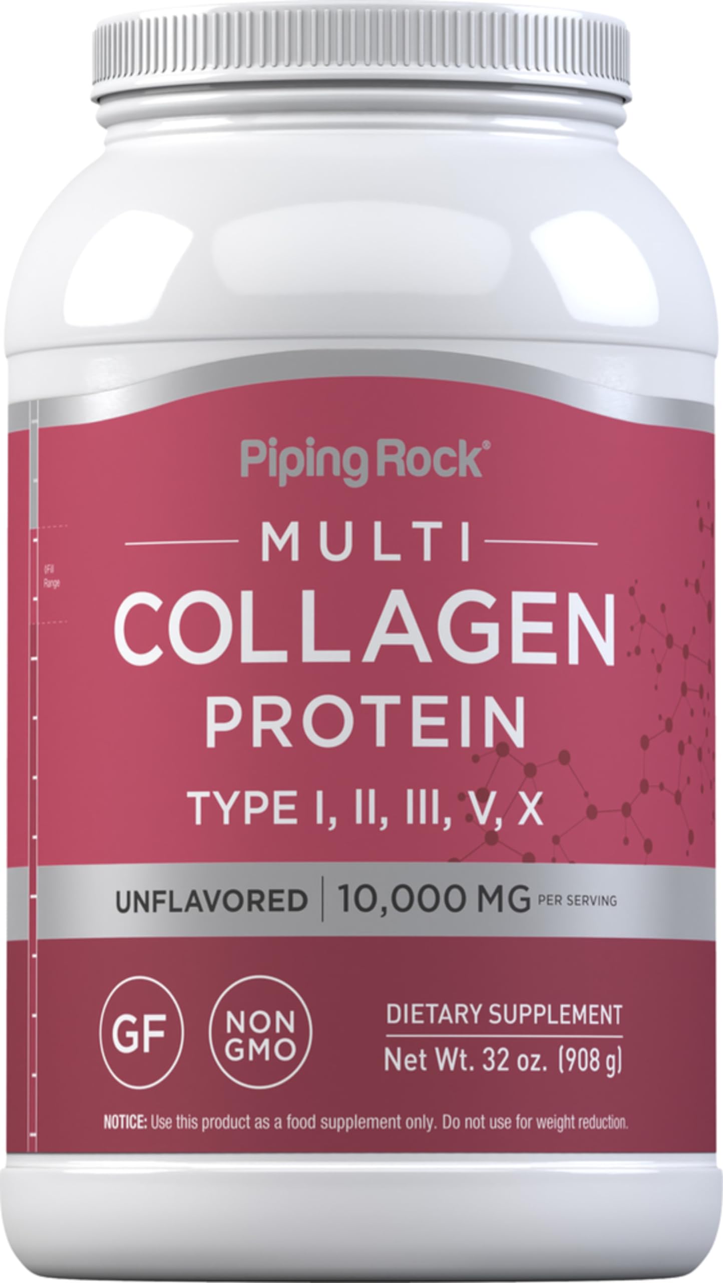 Piping Rock Multi Collagen Protein Powder 32 oz