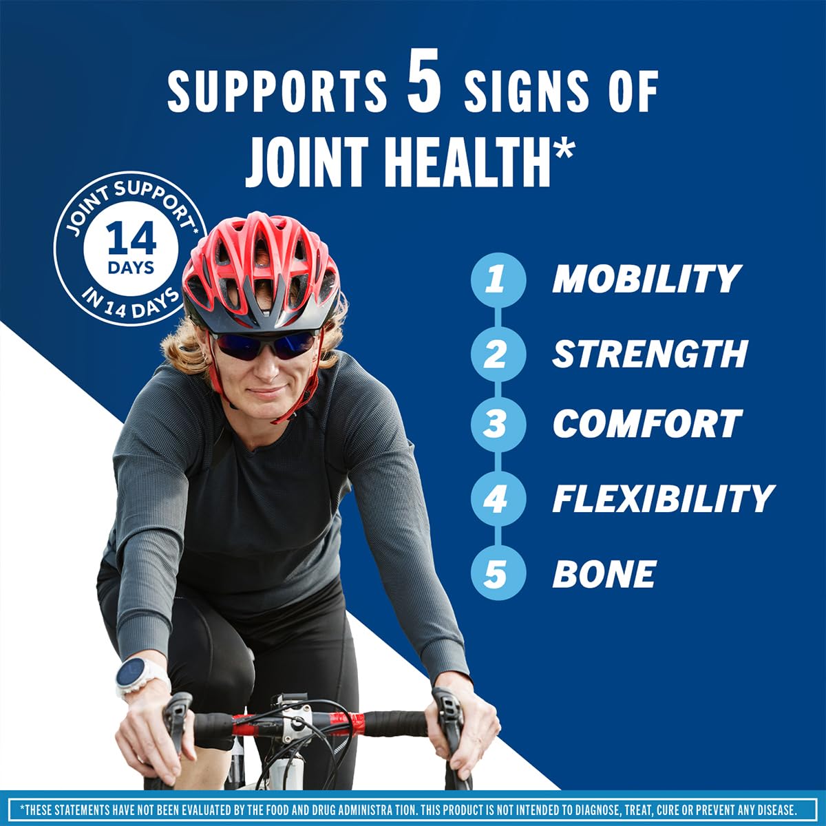Move Free Advanced Glucosamine Chondroitin MSM + Vitamin D3 Joint Support Supplement, 120 Tablets