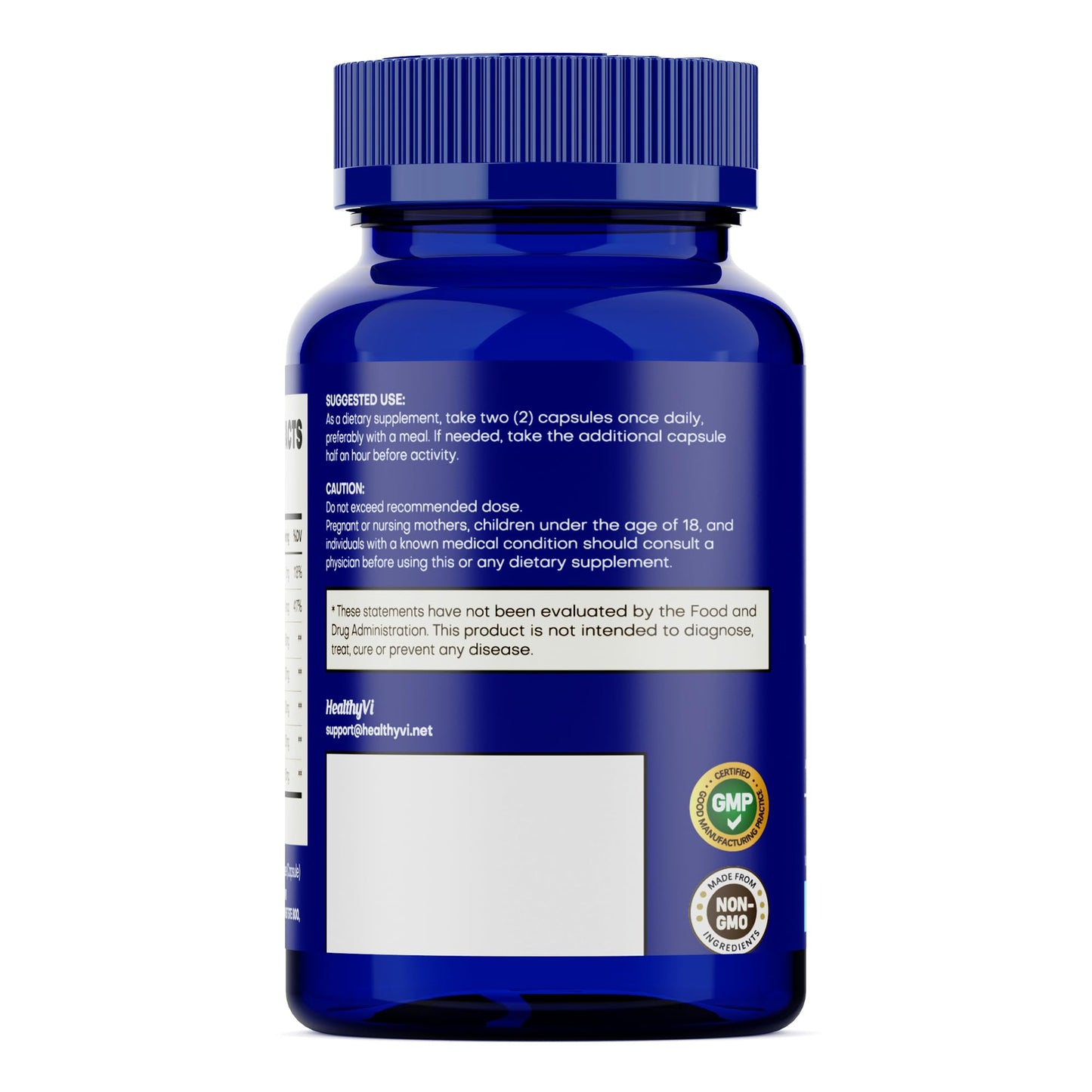 HealthyVi Testosterone Booster for Men Capsule 106 Count