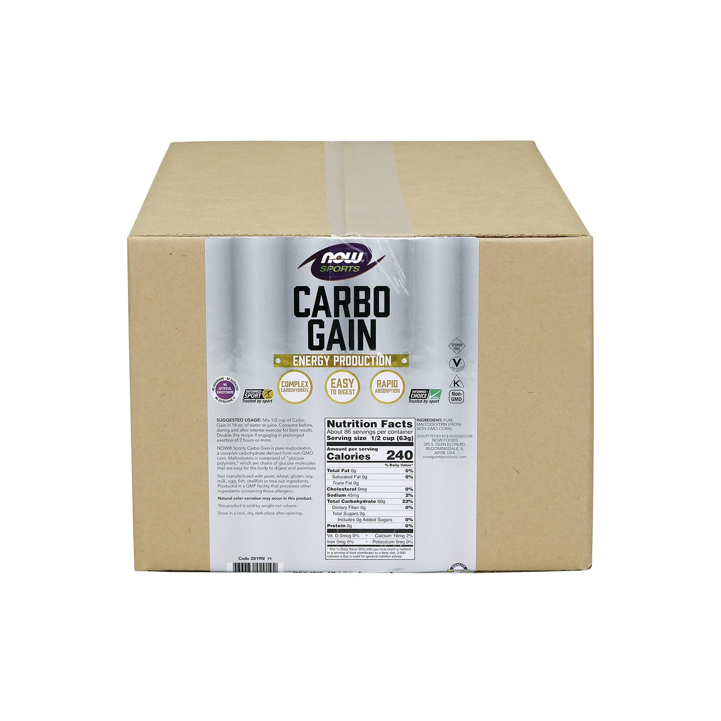 NOW Foods Carbo Gain Powder (Maltodextrin) 192
