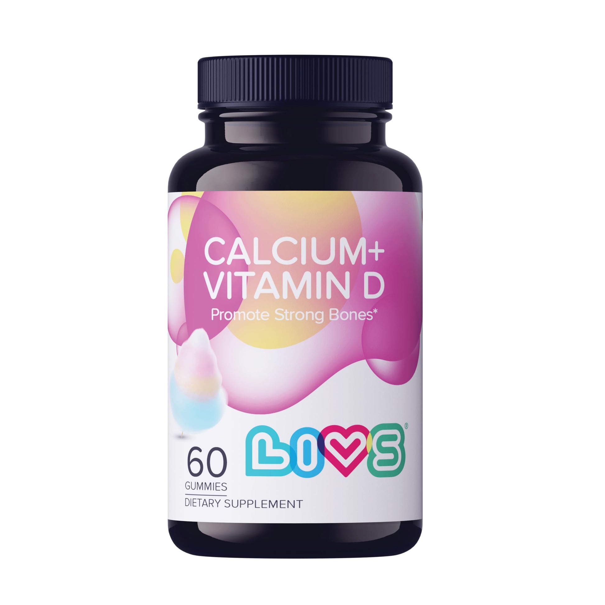 LIVS Calcium & Vitamin D3 Gummies 60 Count