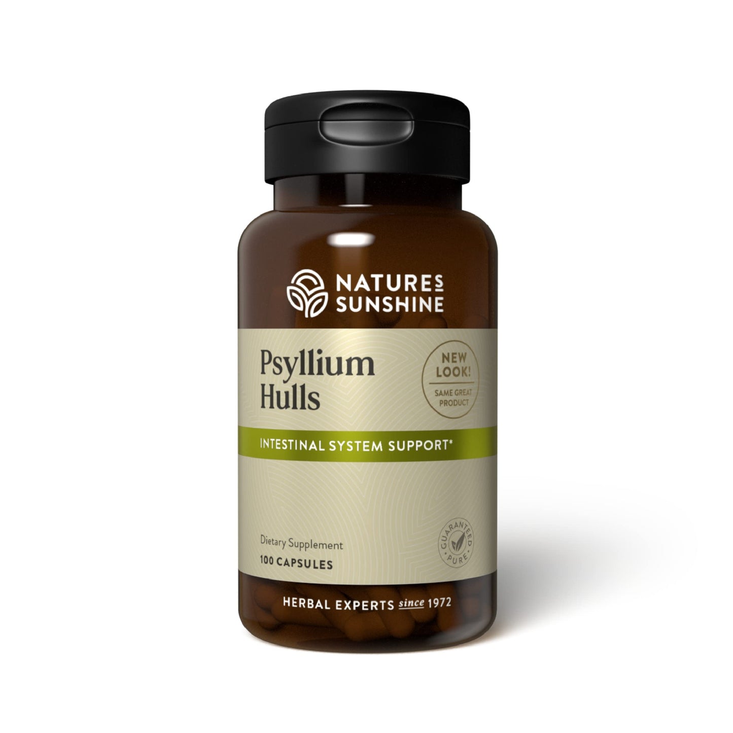 Nature's Sunshine Psyllium Hull Capsules, 100 Count