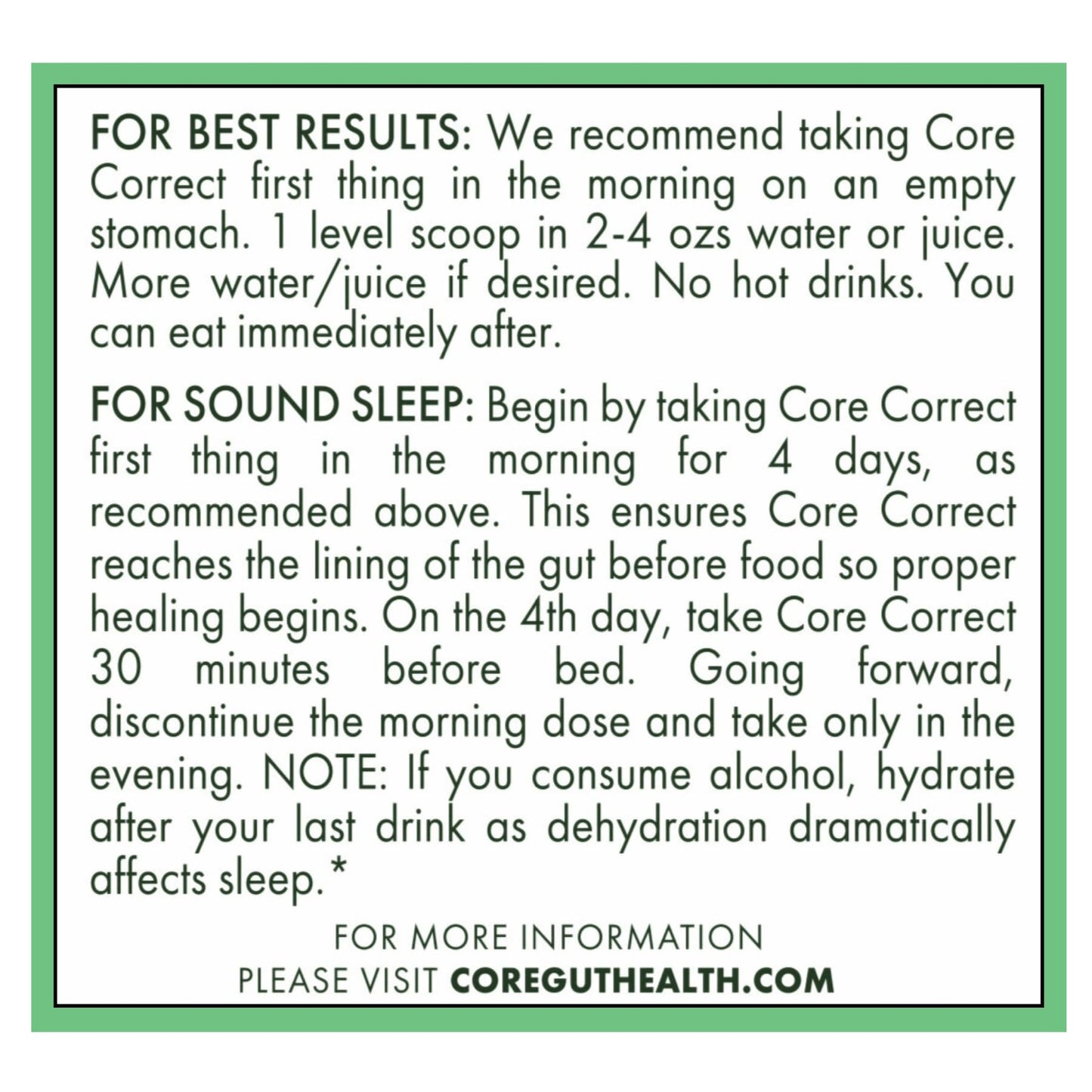 Core Origins Core Correct Gut Health Powder 90