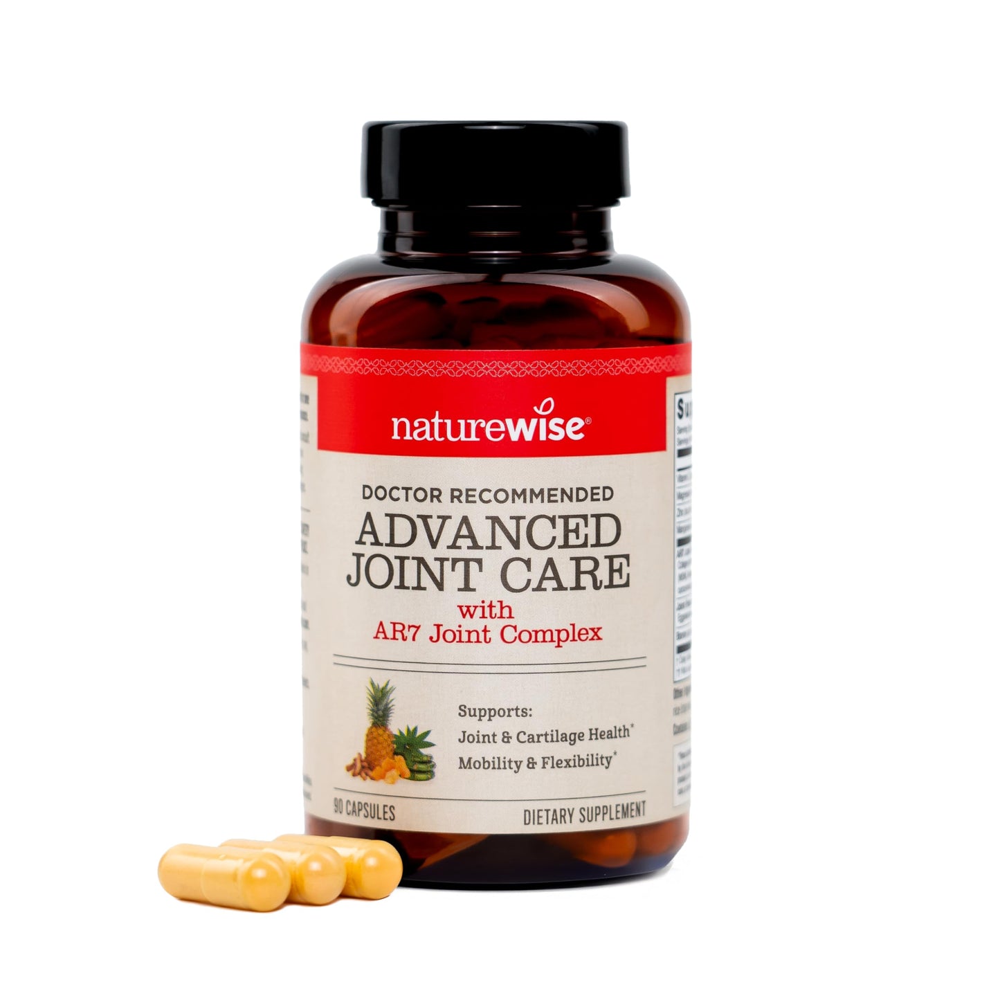 NatureWise Advanced Joint Supplement with AR7 Joint Complex, 90 Capsules