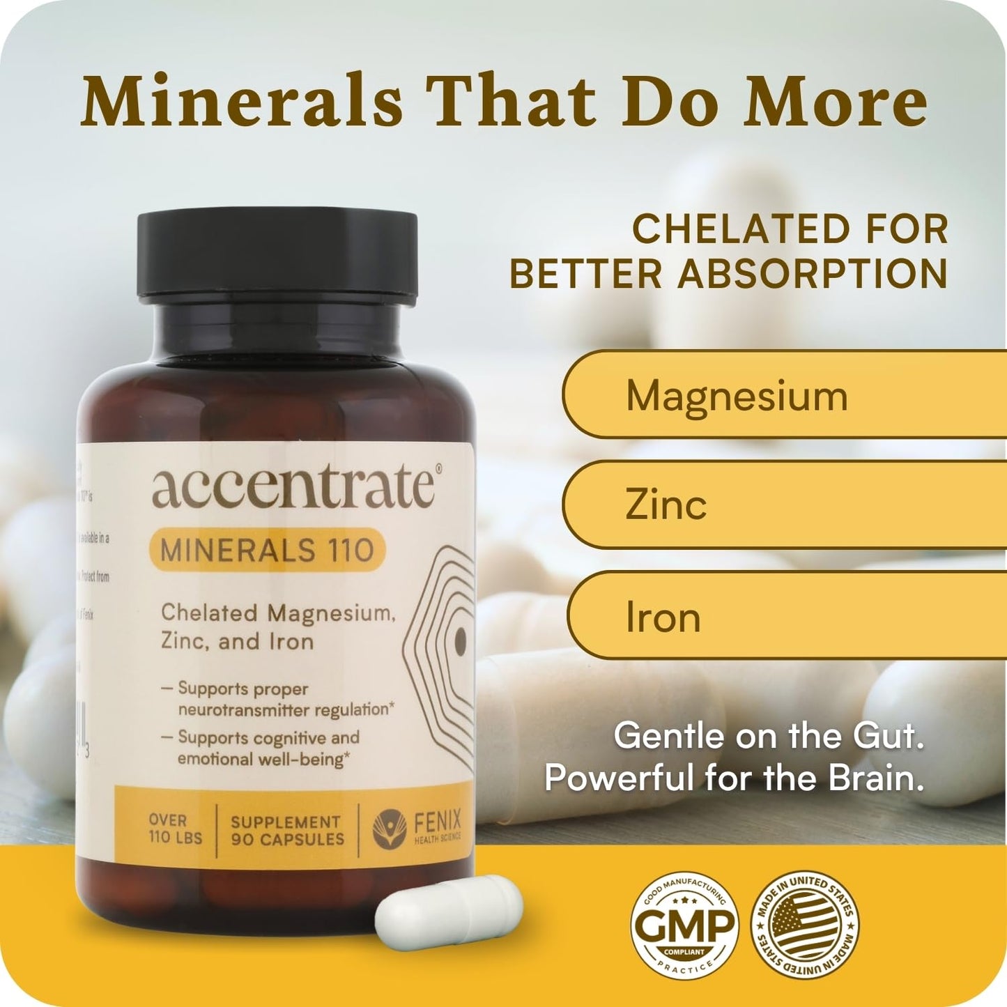 Accentrate Minerals 110 90 Capsules