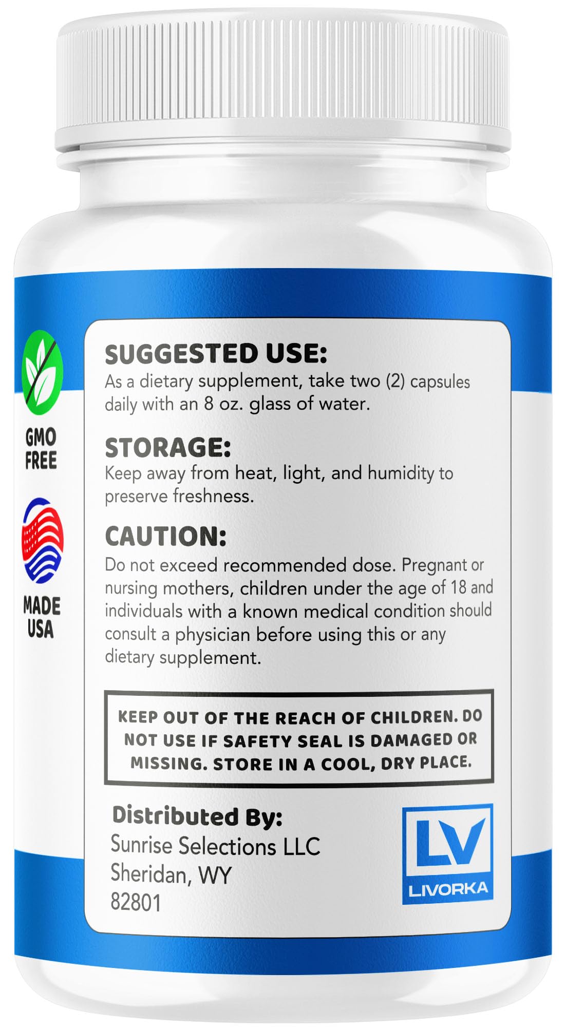 LIVORKA Relief Zenith Capsules 300 Capsules
