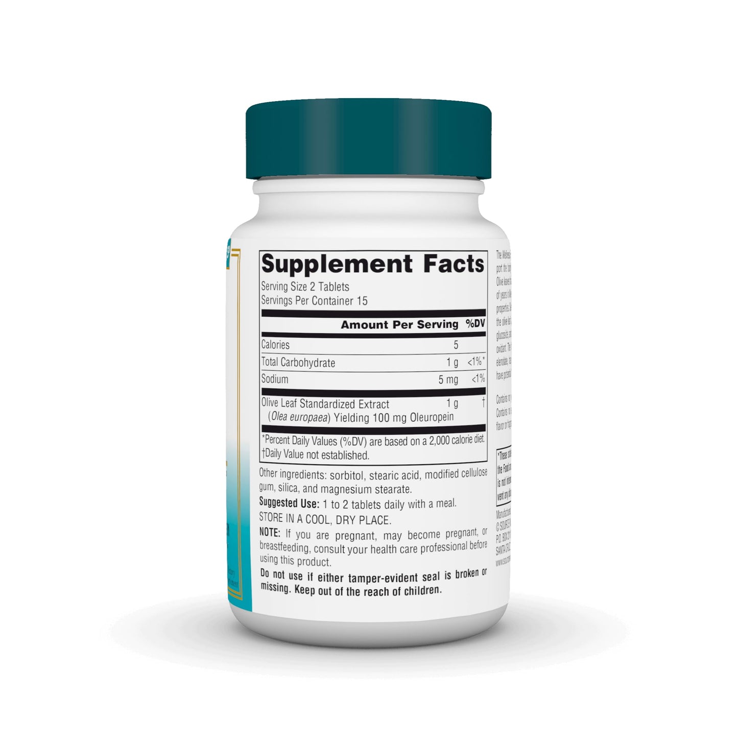 Source Naturals Olive Leaf Wellness Tablet, 30 Tablets