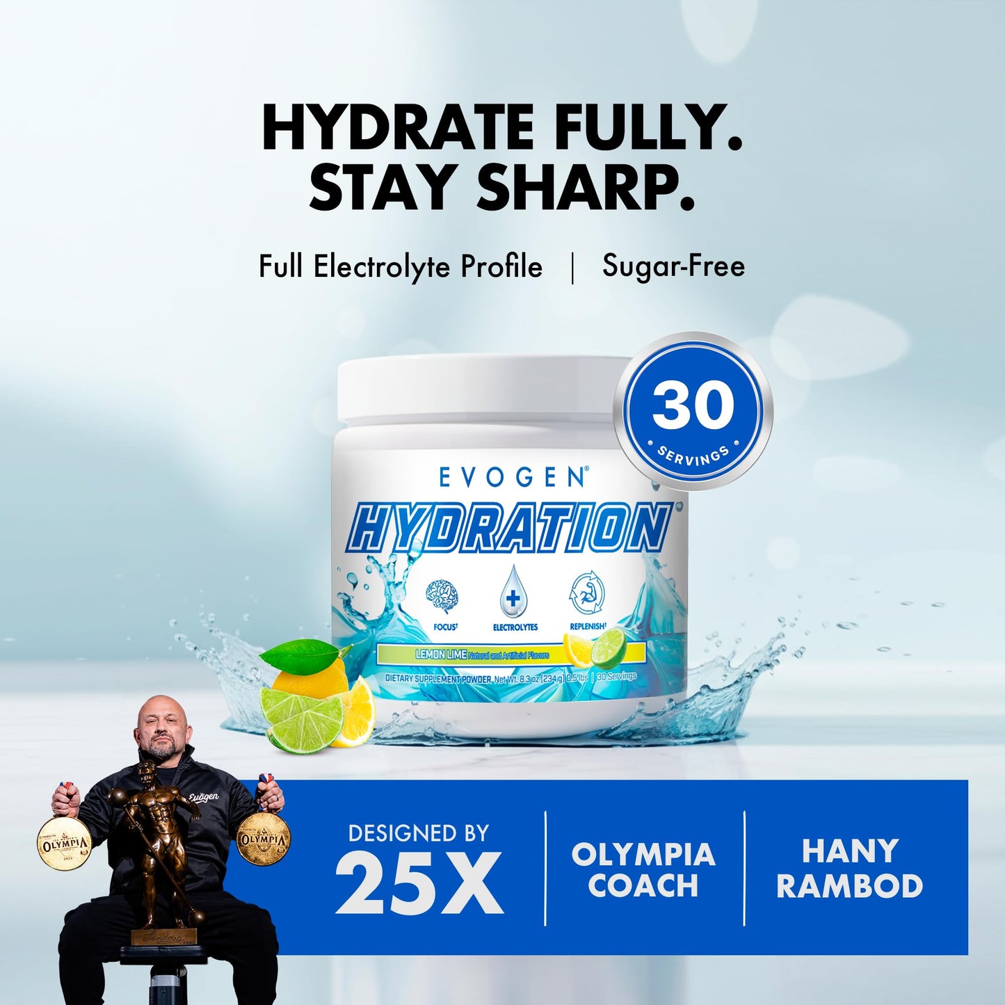Evogen Hydration - Full Spectrum Electrolytes Powder 8.3