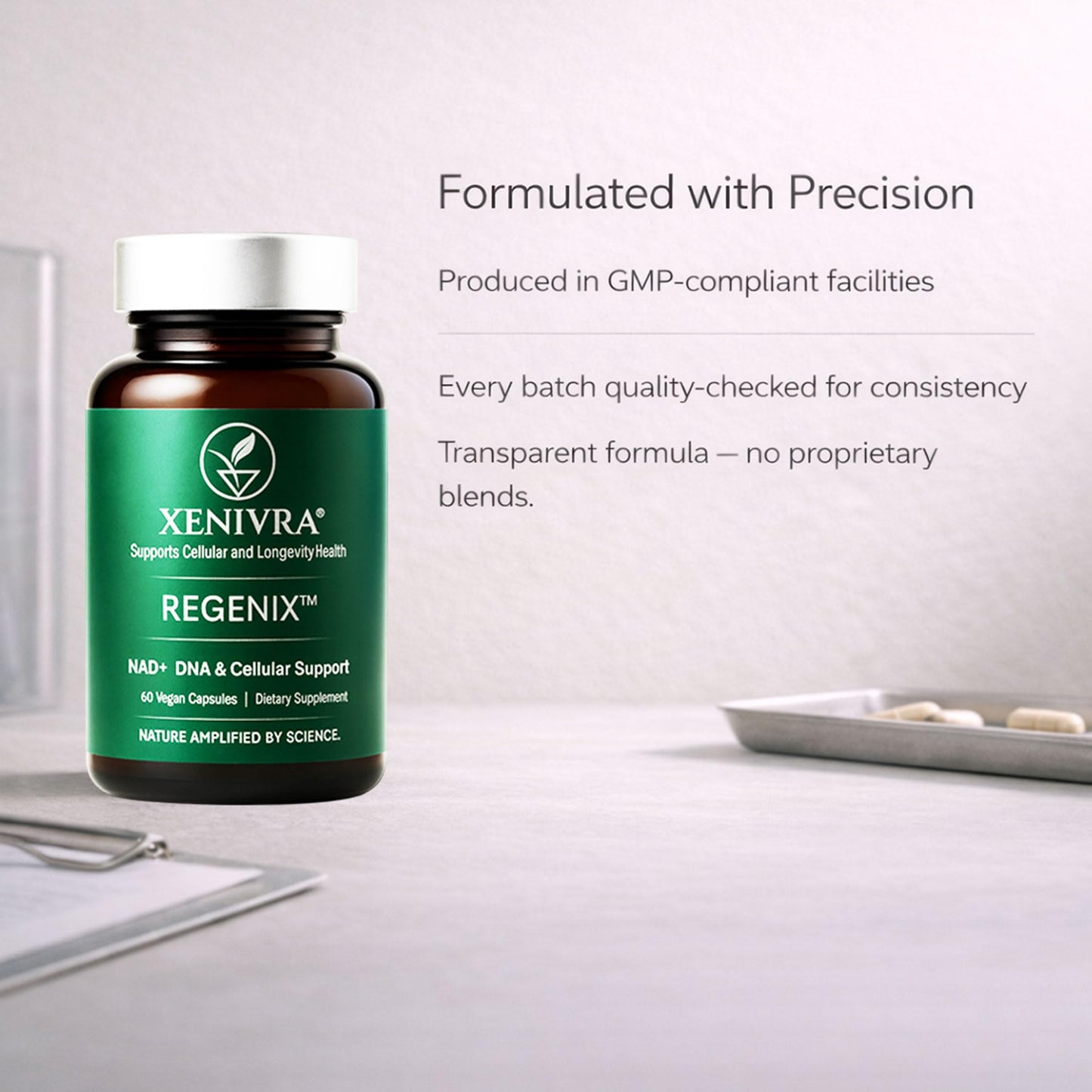 Xenivra Nature Regenix NAD+ Supplement Capsule, 60 Capsules