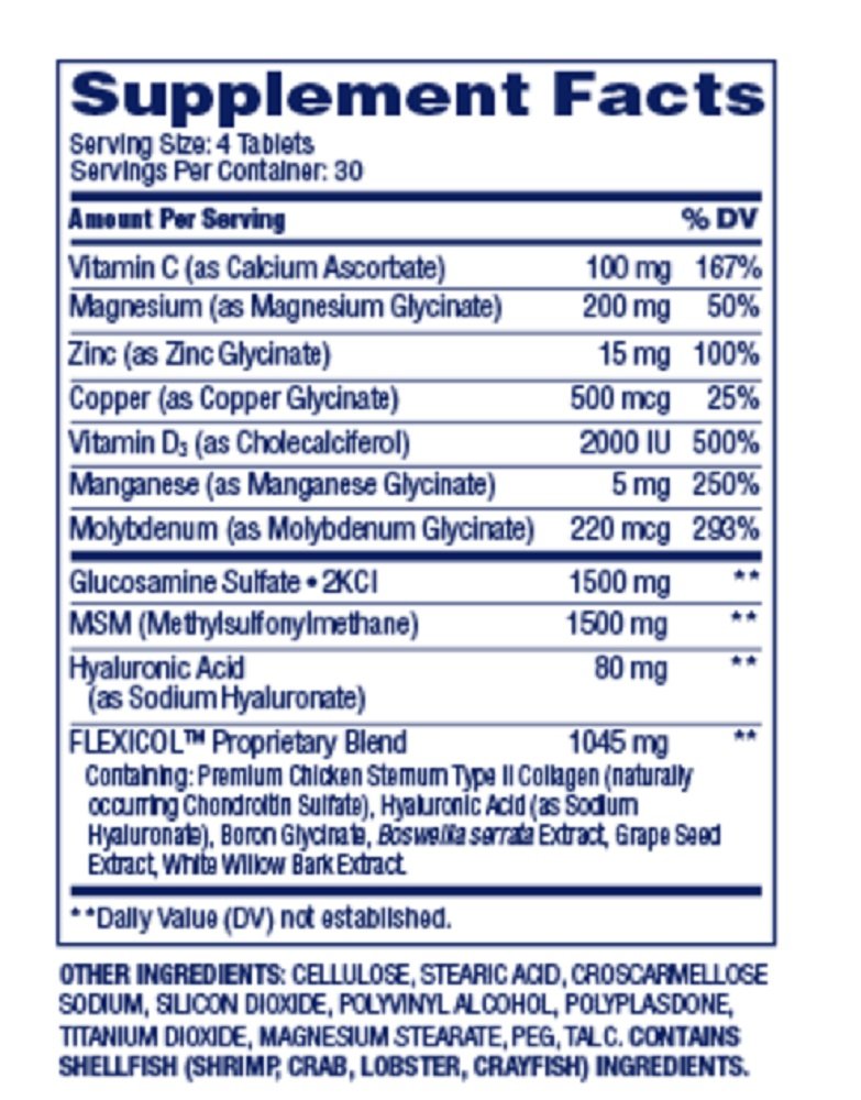 21st Century Arthri-Flex Glucosamine & Chondroitin MSM Advantage Tablets 120 Count