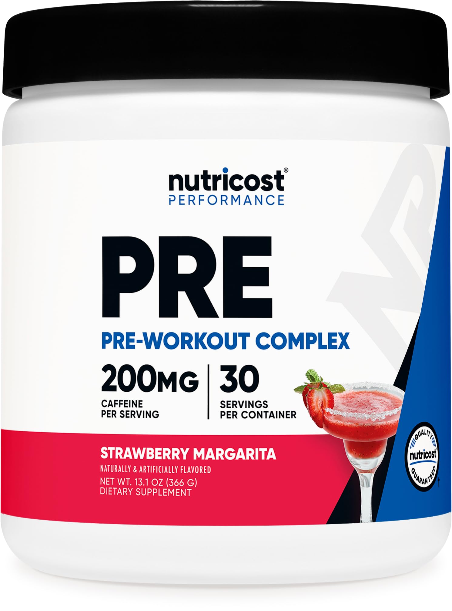Nutricost Pre-Workout Strawberry Margarita Powder 13.1