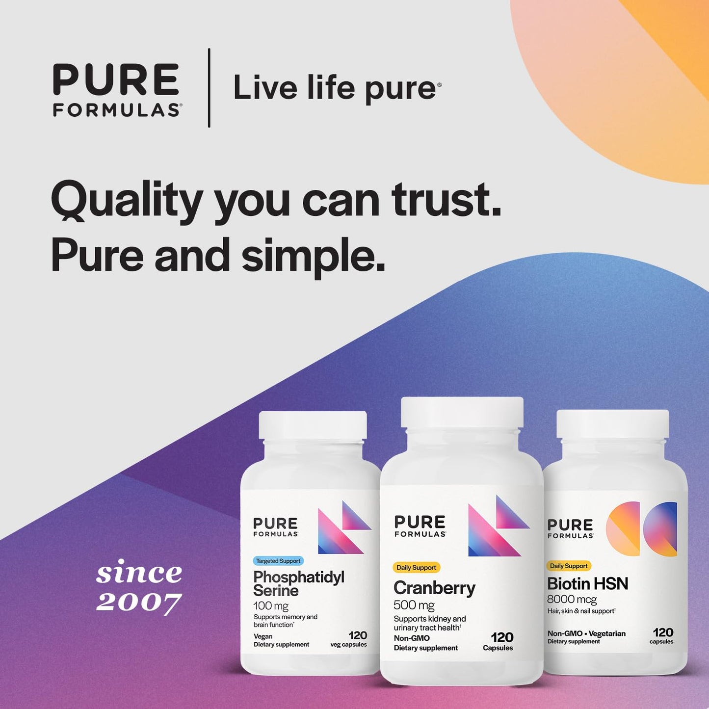 PureFormulas Cranberry 500 mg Capsules 120 Count