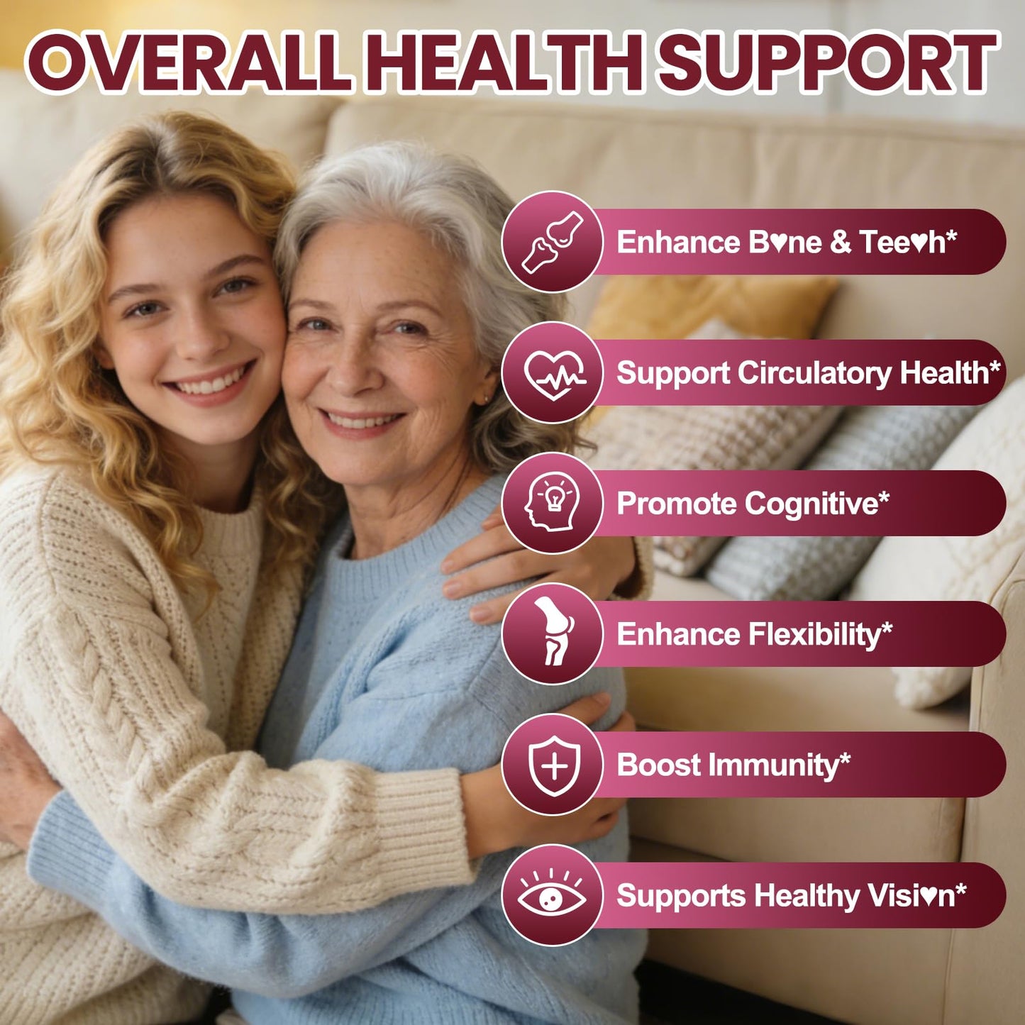 Fajeckma Multivitamin for Women Over 60 Gummies 120 Count