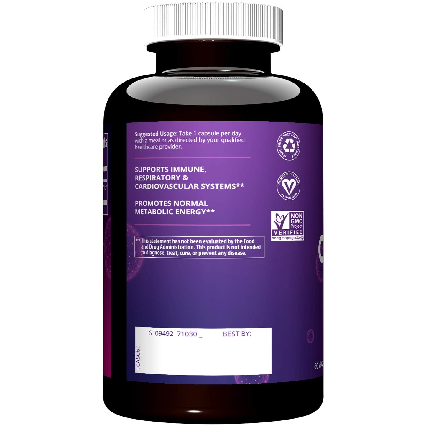 MRM Cordyceps CS-4 Strain Capsule 60 Count
