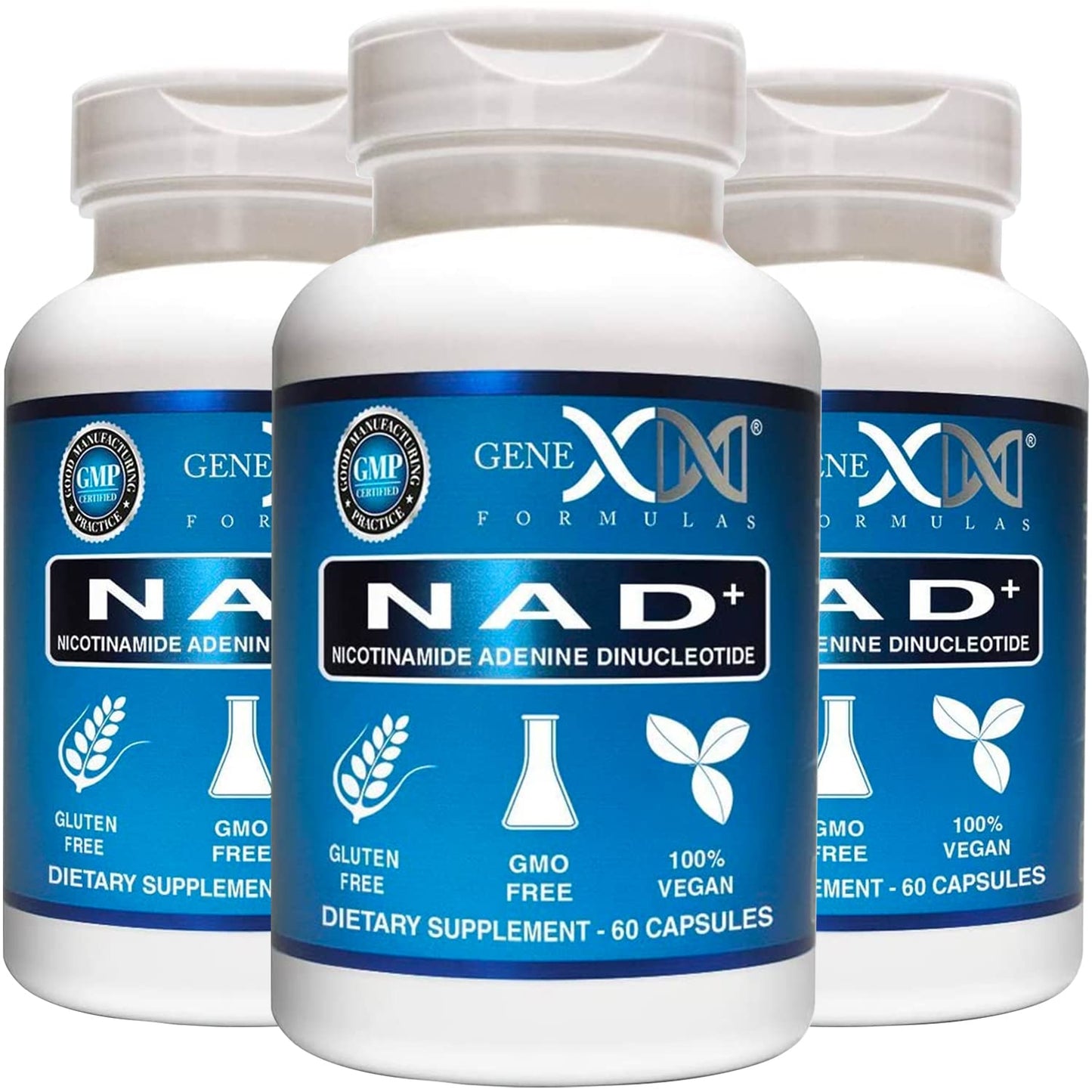 Genex Formulas NAD+ 250mg Capsules, 60 Count