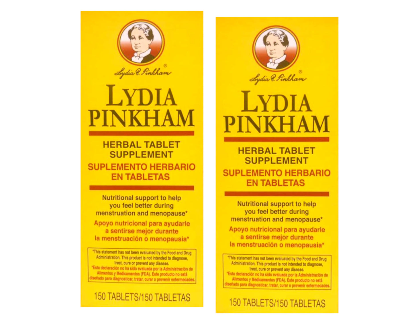 Lydia Pinkham Herbal Tablet Supplement 2-Pack