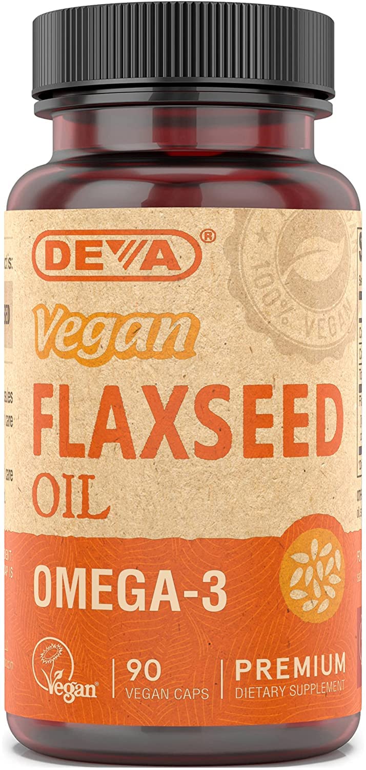 DEVA Flax Seed Oil 500 mg Capsule, 360 Capsules