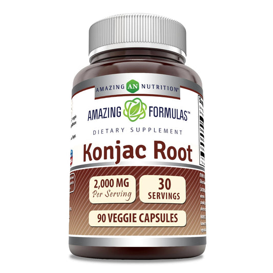 Amazing Nutrition Konjac Root Supplement Capsule 1 Count