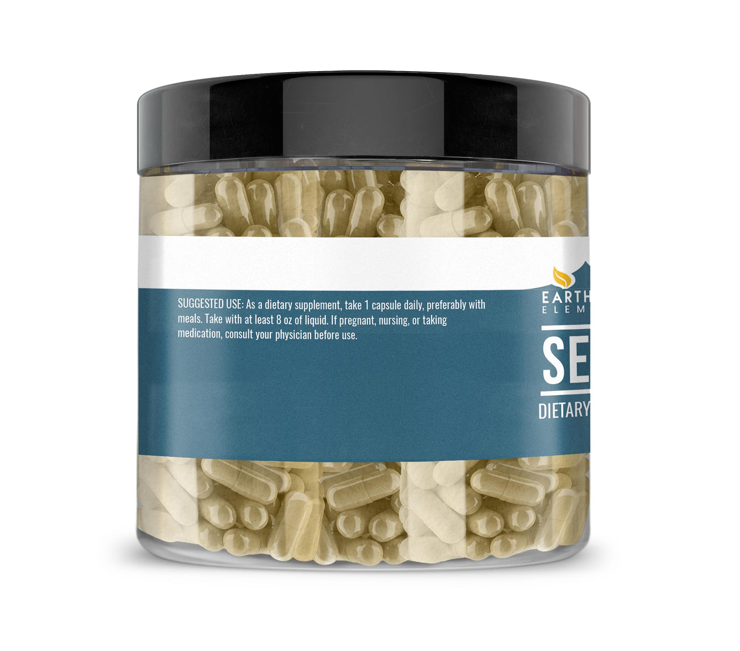 Earthborn Elements Senna Leaf Extract Capsules, 200
