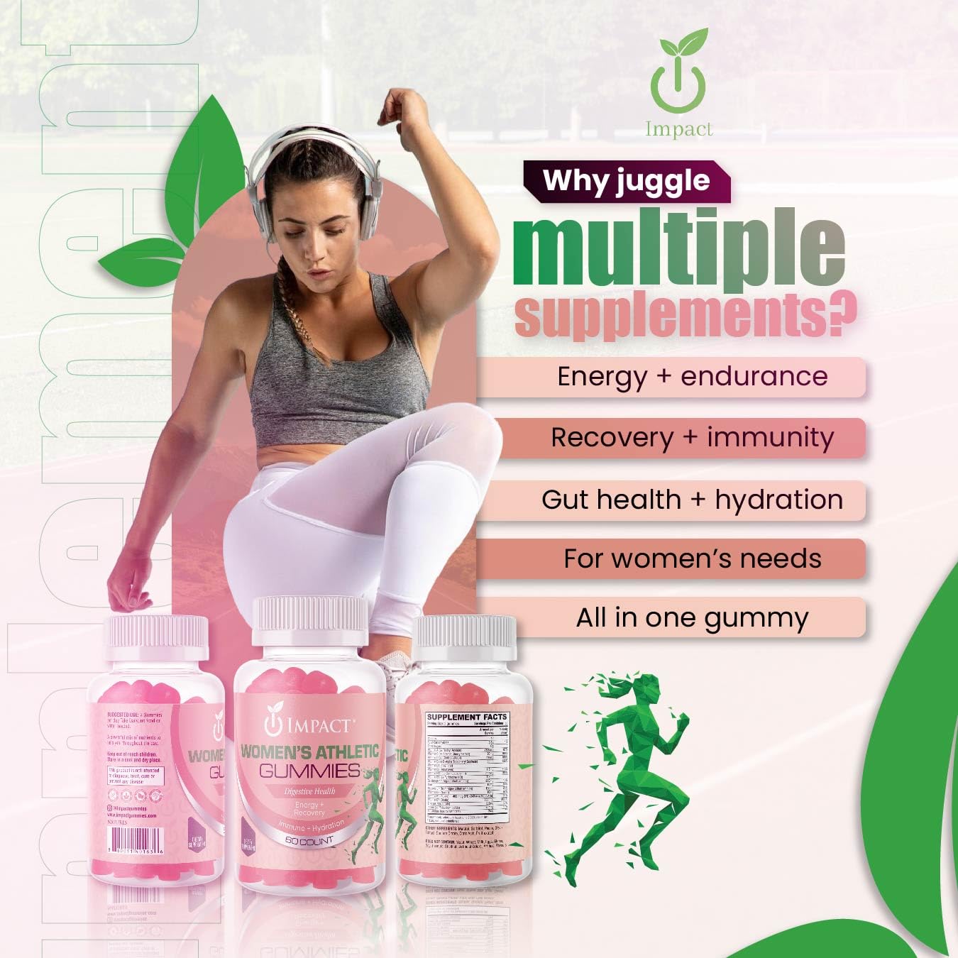 IMPACT Multivitamin for Women Gummies, 1 Count