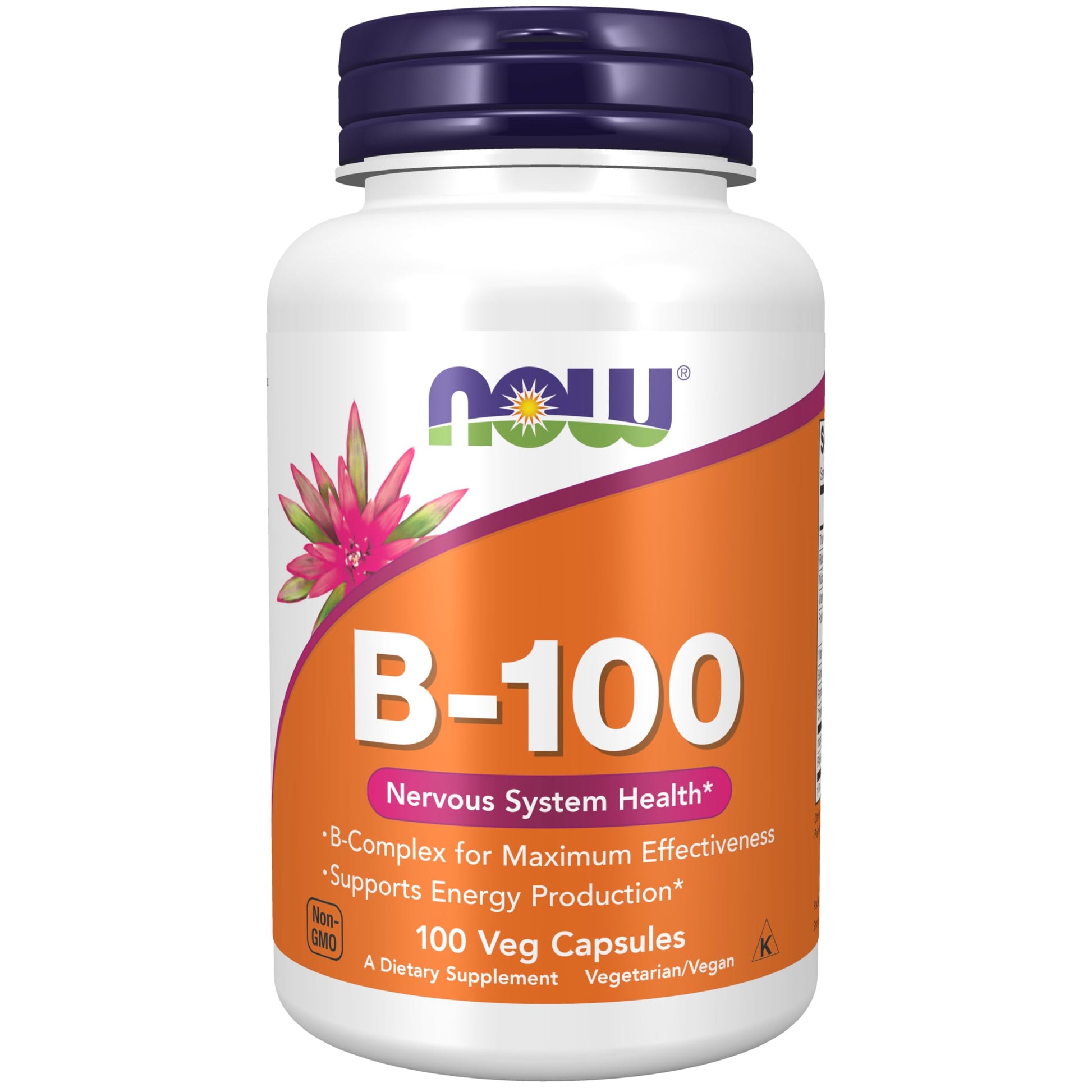 NOW Foods Vitamin B-100 Capsule, 100 Count